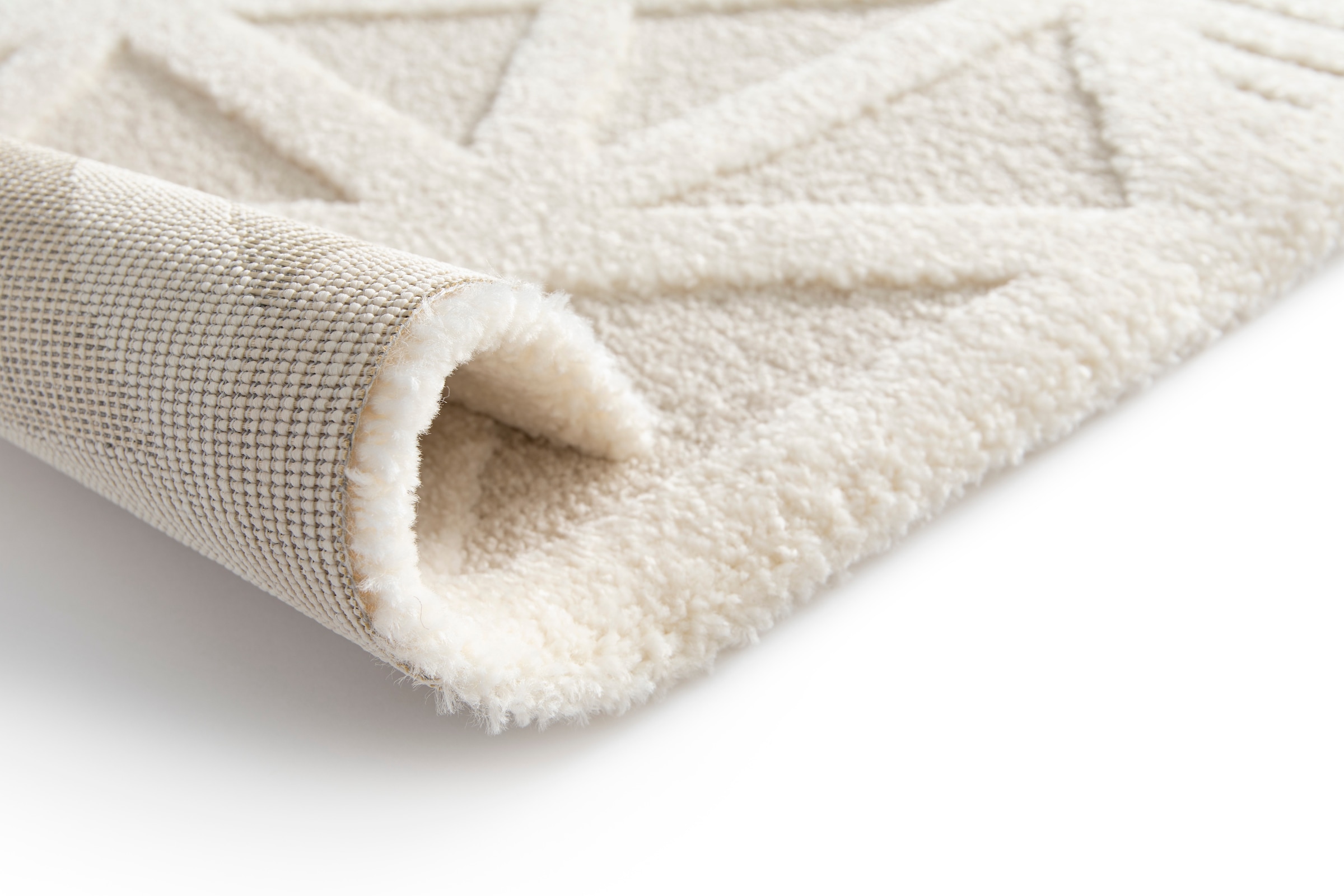 Primaflor-Ideen in Textil Tapis »COSMO Geo, Made in Belgium« Rectangulaire 14 mm Höhe design moderne, effet haut-bas, poil doux