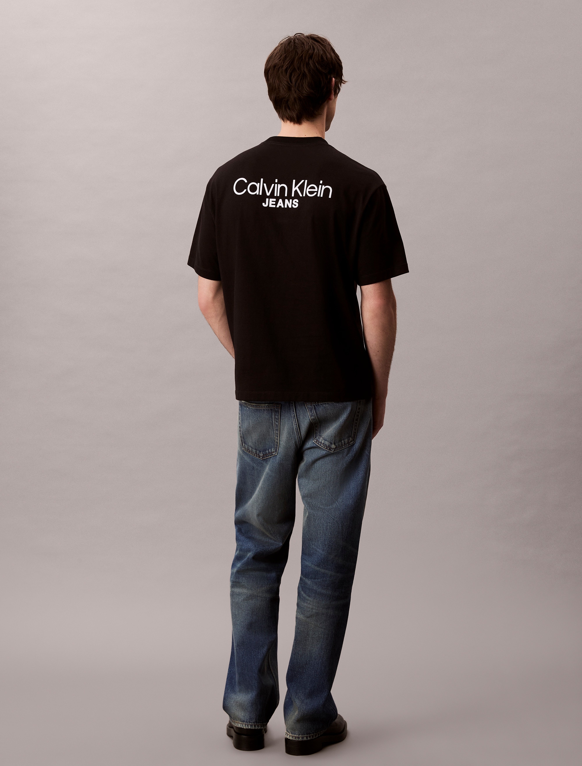 Calvin Klein Jeans T-Shirt »LOGO BACK PRINT T-SHIRT« Mit Rundhalsausschnitt, regular fit