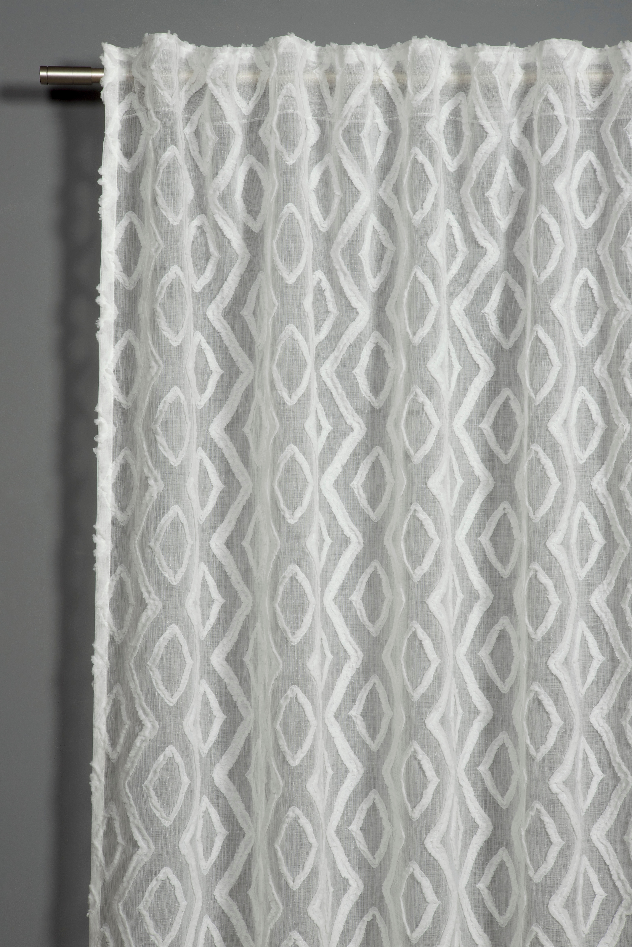 Sehlbach Gardine »Schal Scherli« Schlaufen 1 Stk. tlg. mit Gardinenband und verdeckten Schlaufen