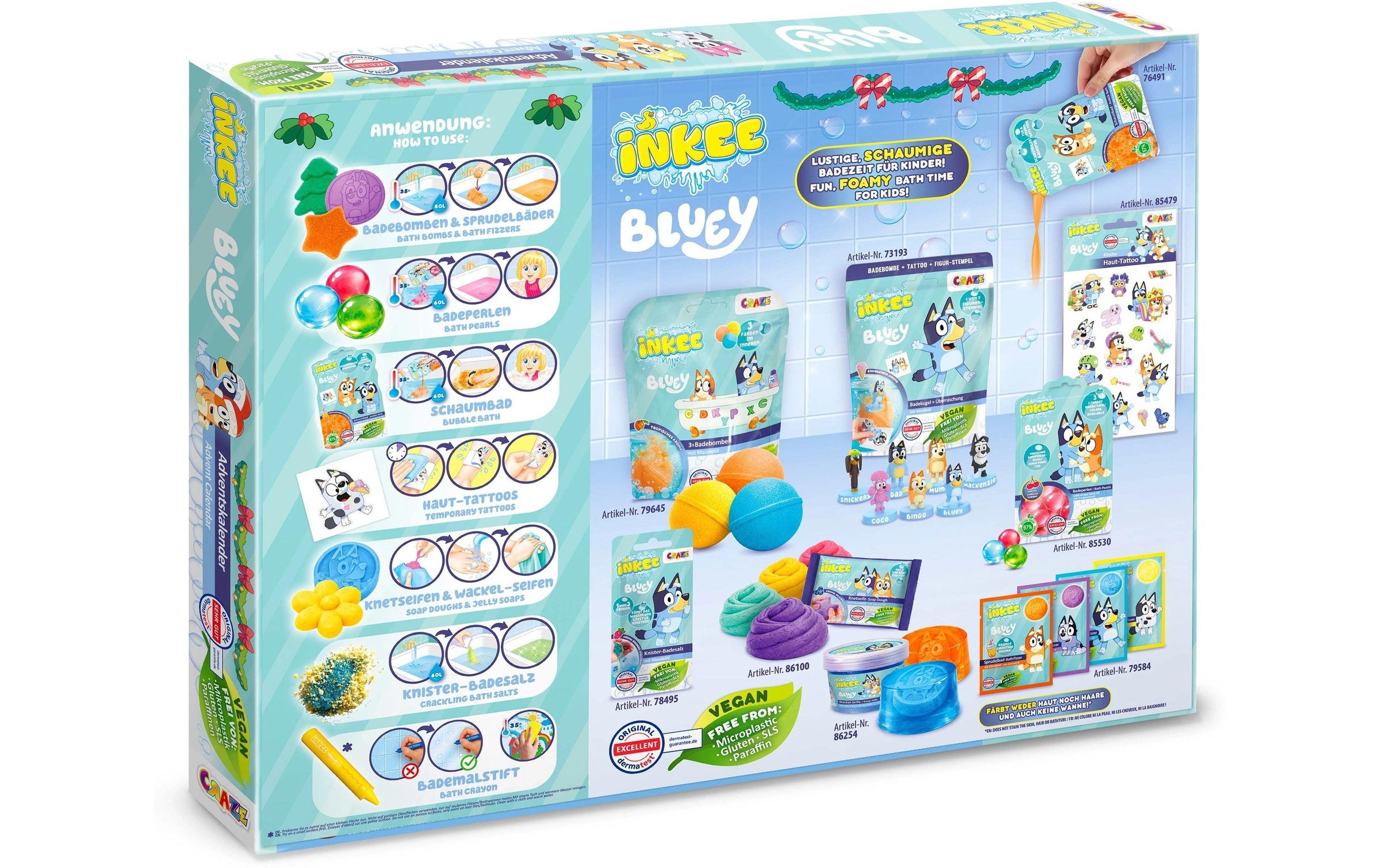 CRAZE Adventskalender »Craze CRAZE Adventskalender Inkee Bluey Spielzeug«