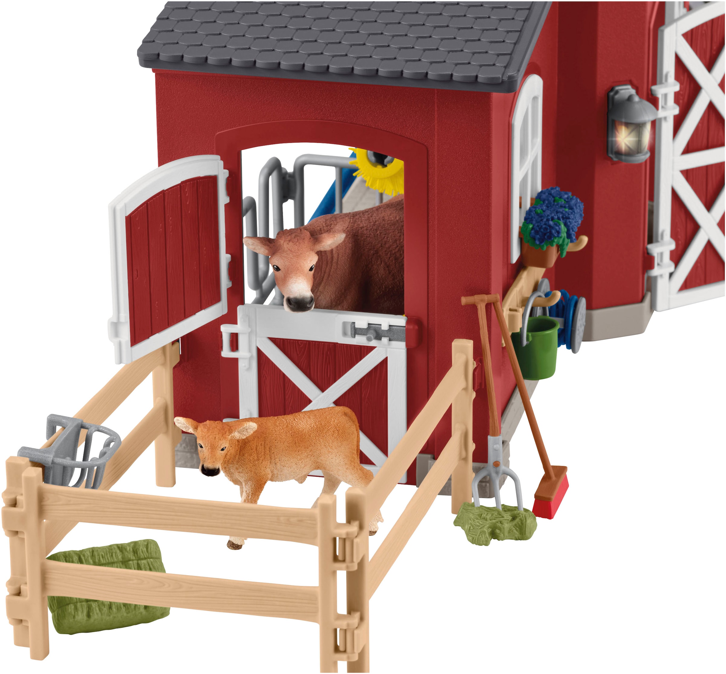 Schleich® Monde de jeu »FARM WORLD, Grosse Farm rot (42606)« Made in Europe