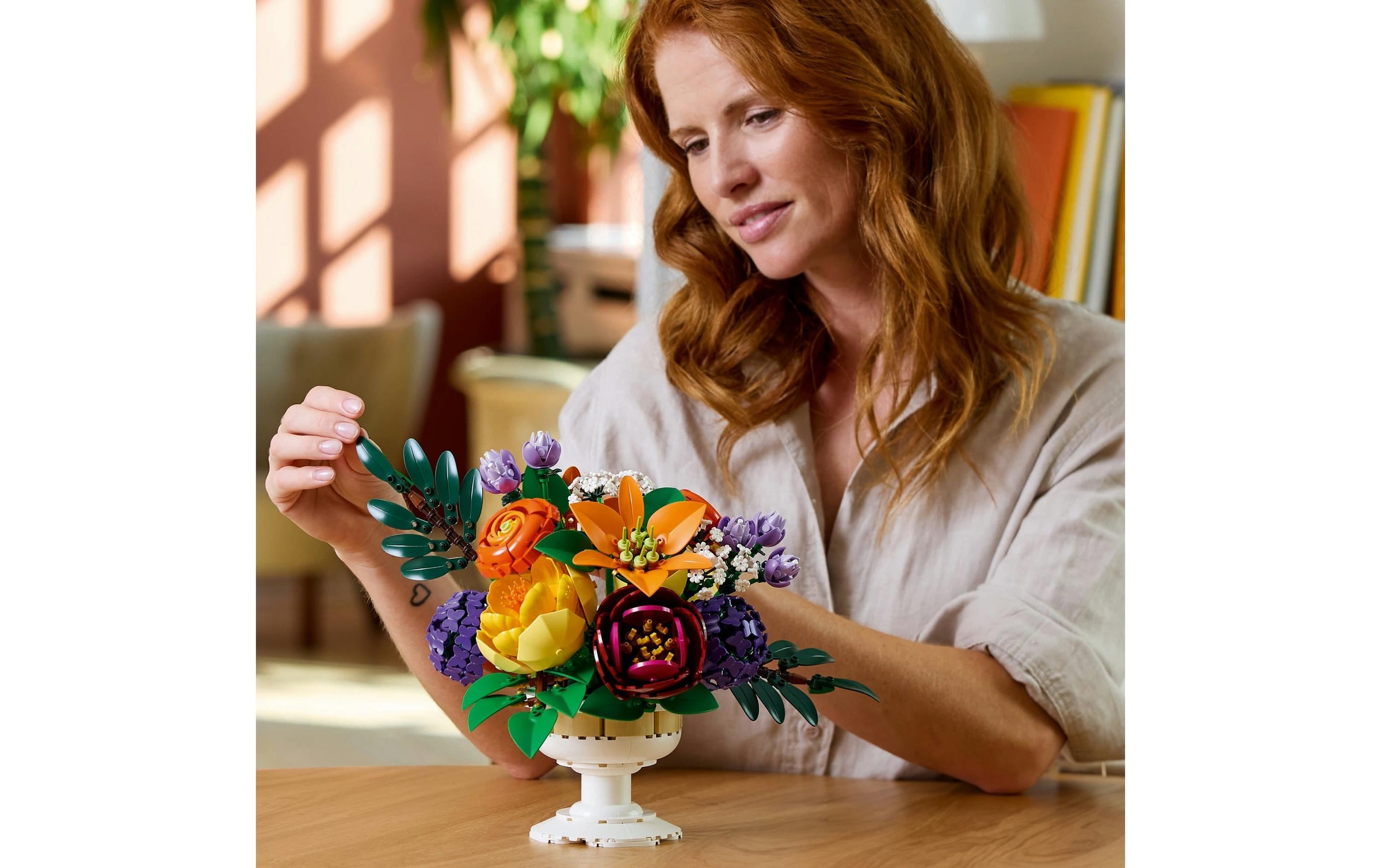 LEGO® Konstruktionsspielsteine »Botanicals Blumengesteck 10345«