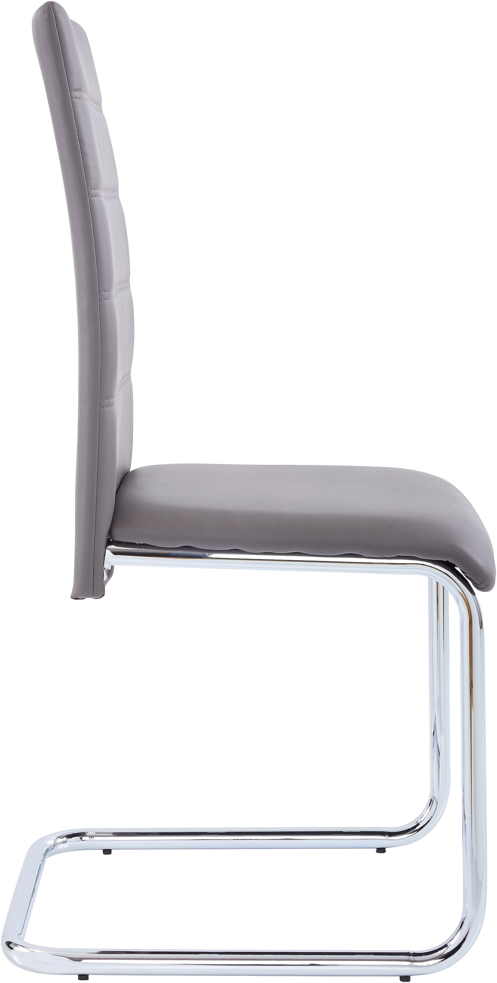 INOSIGN Chaise cantilever »Adora« (Set) 2 cuis(2 oder 4 Stück) Bezug in Kunstleder, verchromtes Metallgestell