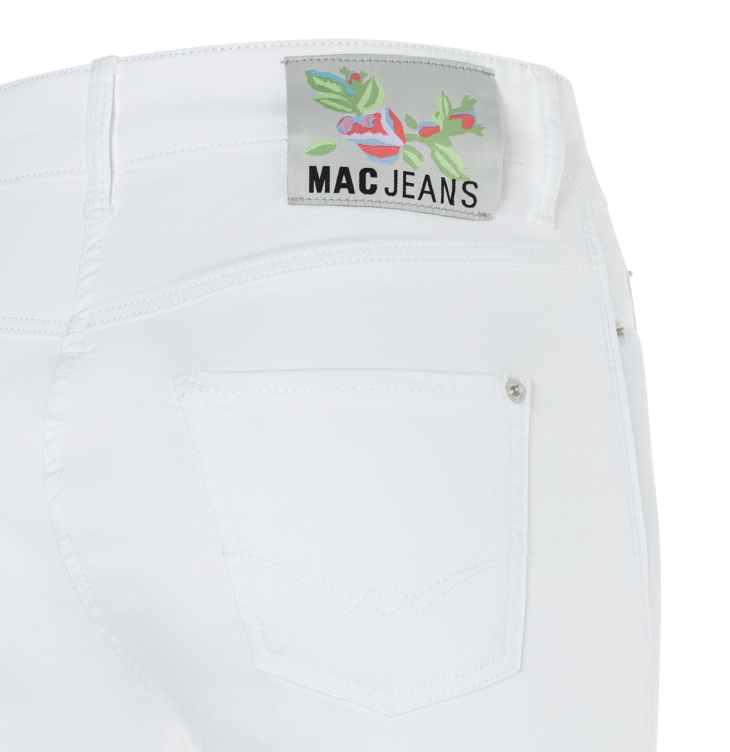 MAC Jeans capri »Dream-Sum« assise confortable avec ourlet repliable