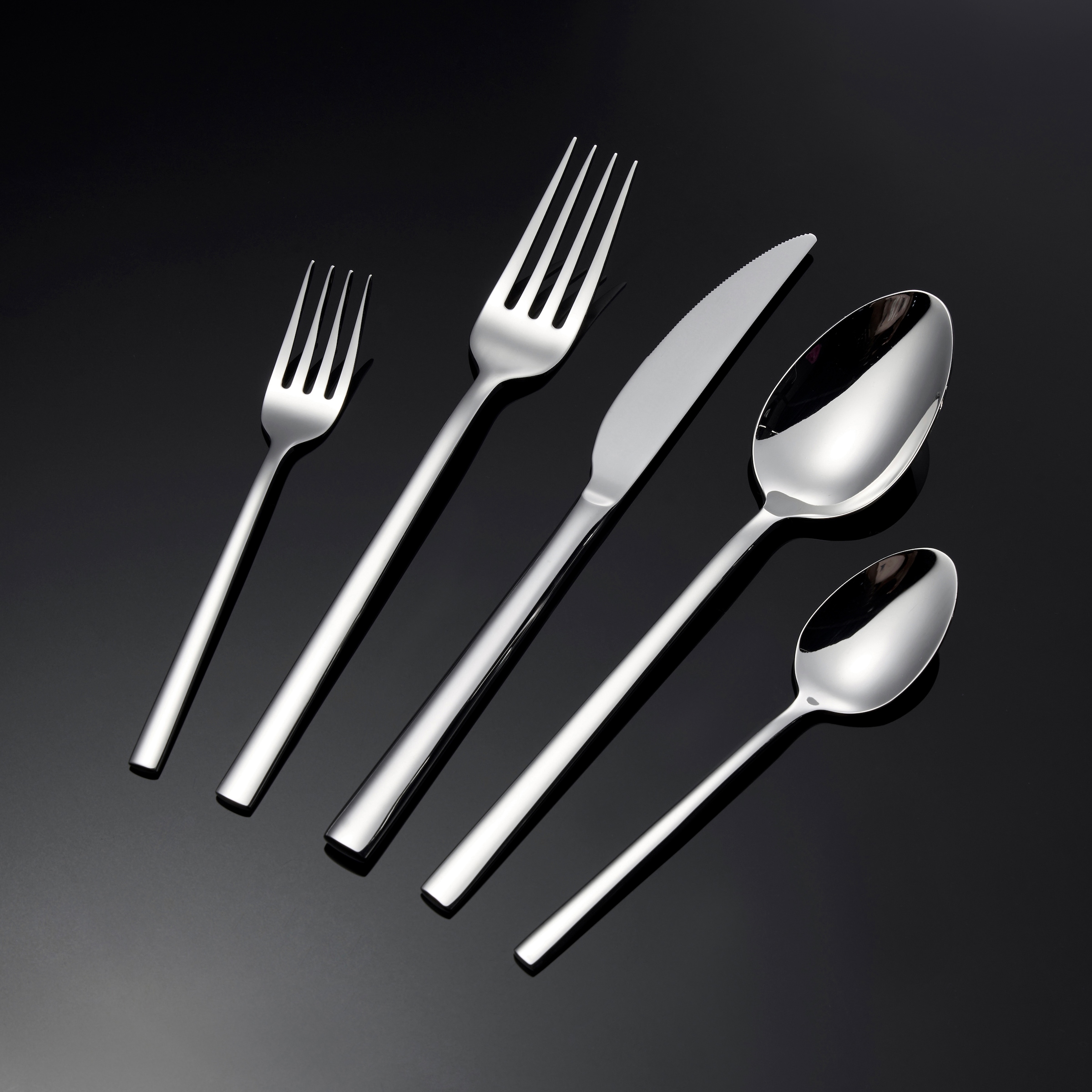 Hanseatic Set de couverts »SMART, wahlweise in glänzender oder matter Optik« design léger et minimaliste