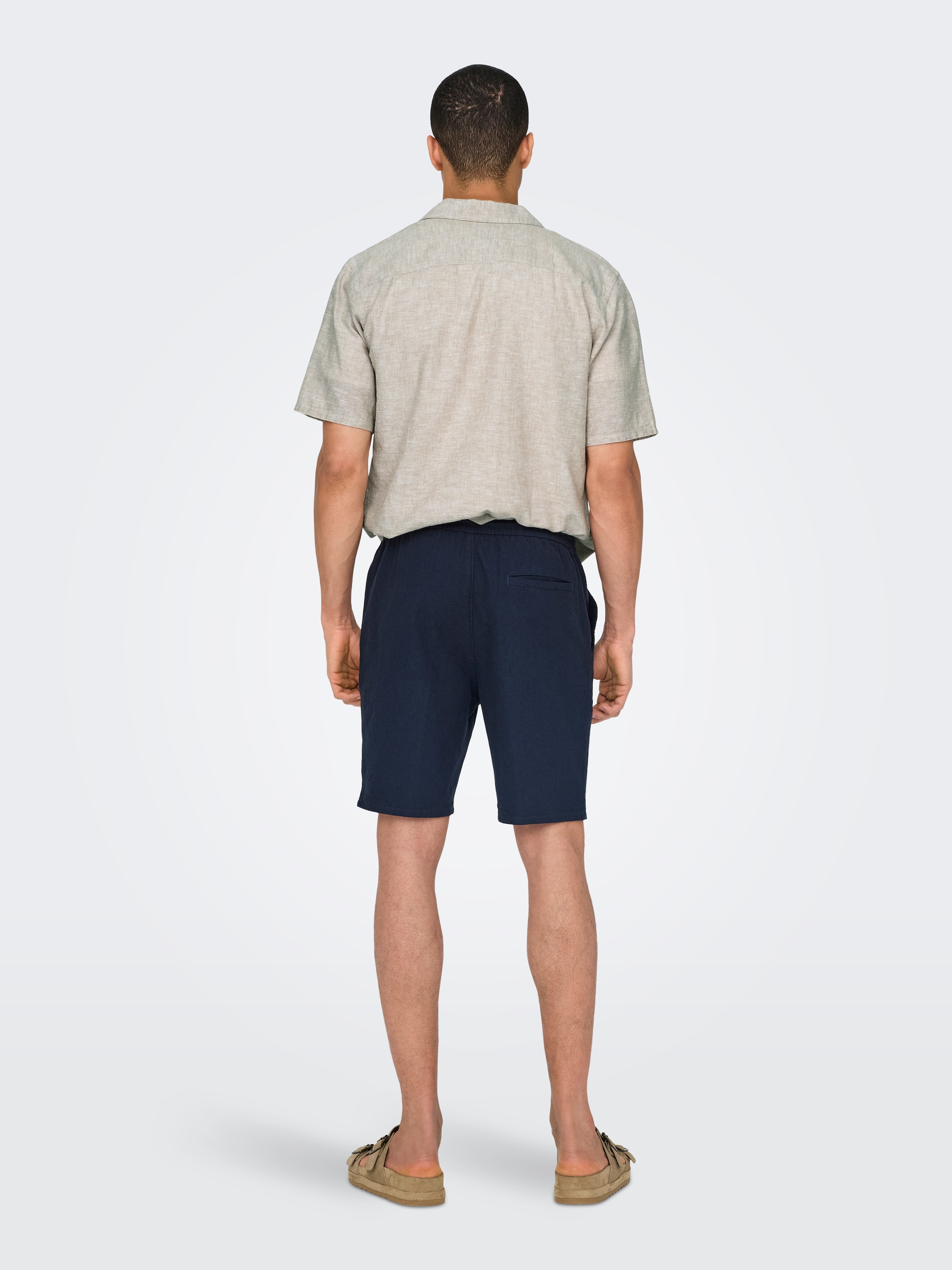 ONLY & SONS Short »ONSLINUS 0007 COT LIN SHORTS NOOS«