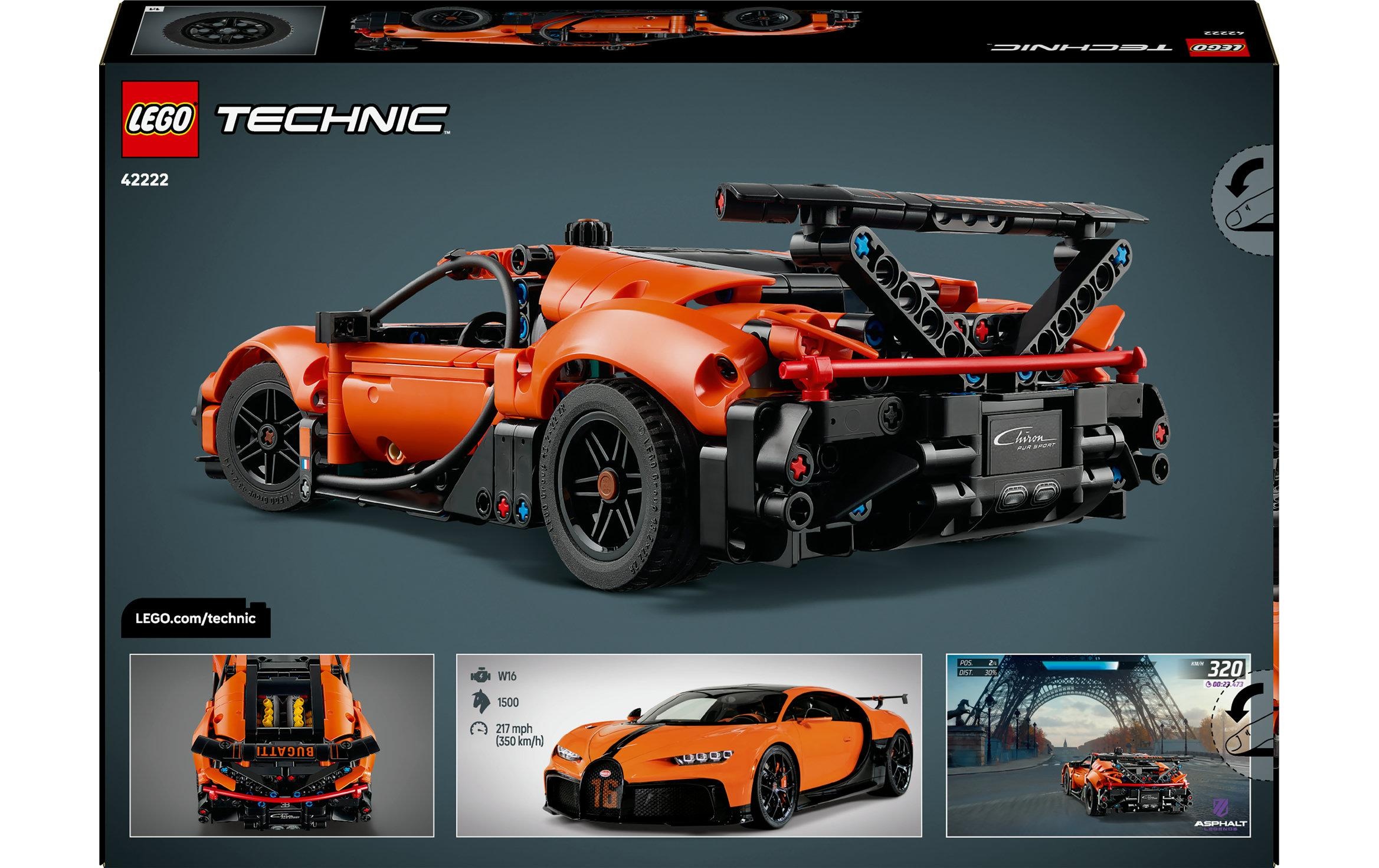   Pions de construction »Technic Bugatti Chiron Pur Sport Hypercar 42222« Kategorie: Fahrzeug