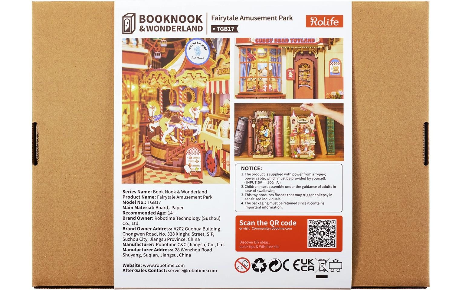   Modellbausatz »Rolife Fairytale Amusement Park Bücherregal-Einsatz« 257 Stk. tlg.