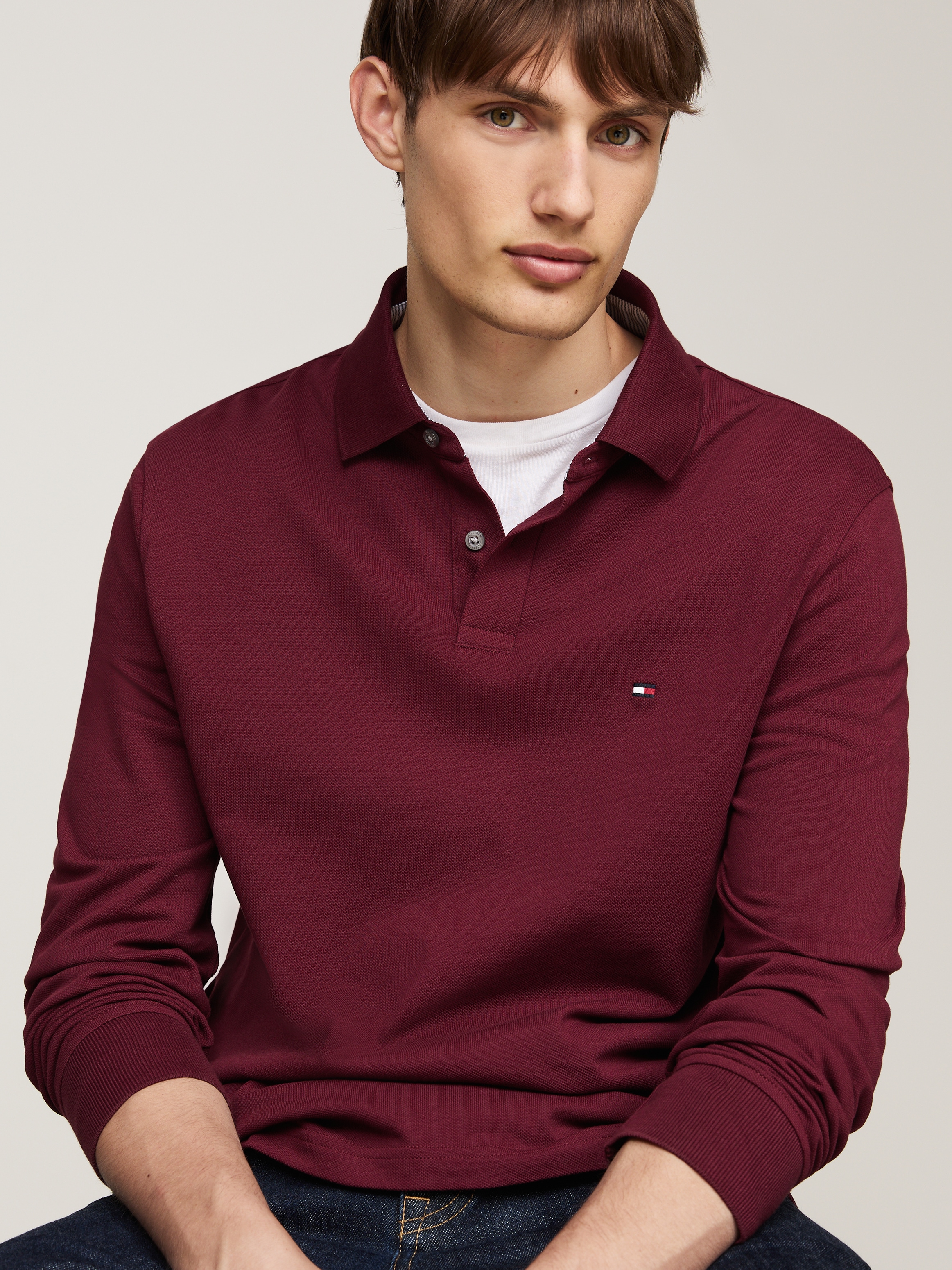 Tommy Hilfiger Langarm-Poloshirt »1985 REGULAR LS POLO«