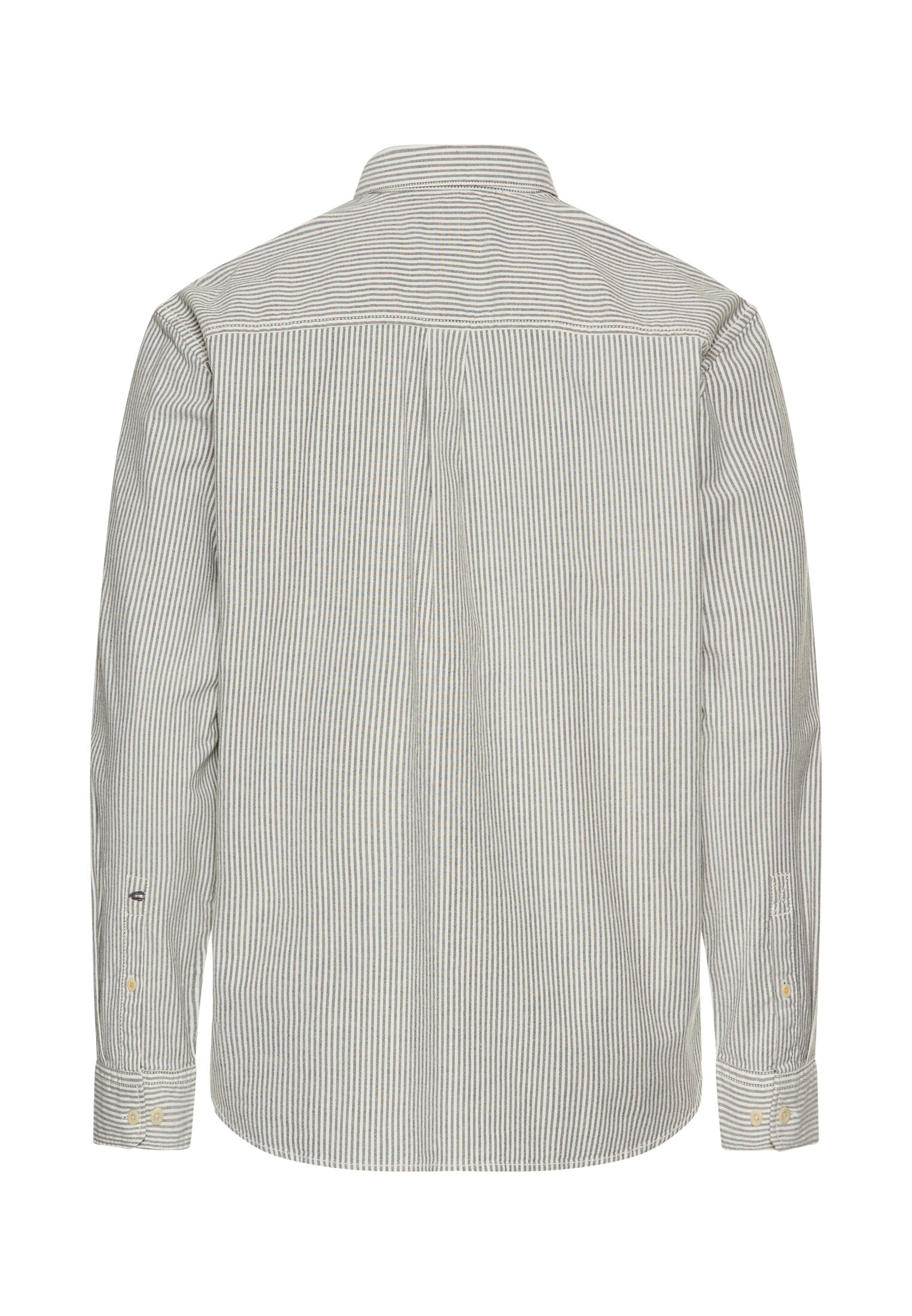 camel active Langarmhemd mit Logo Stickerei