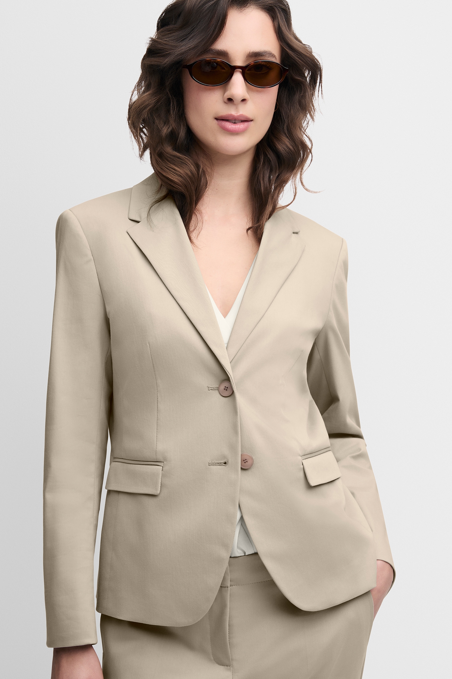 Cinque Veste blazer »CILARNI« Reverskragen, Slim-Fit, Pattentaschen