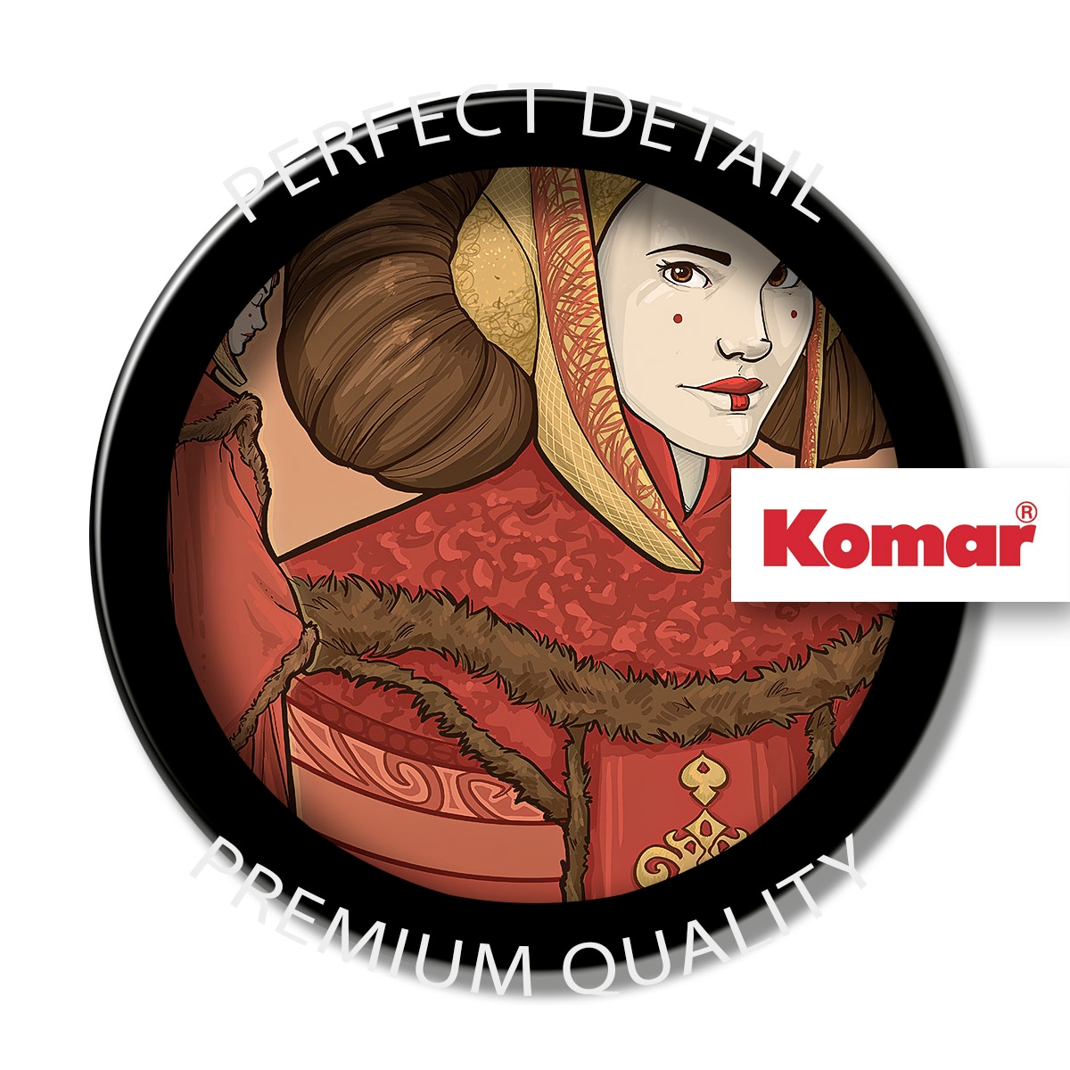 Komar Wandbild »Star Wars Queen Padmé Amidala« Disney Set, 1 Stk. tlg. 50 x 70 cm (Breite x Höhe) - Kinderzimmer, Dekoration