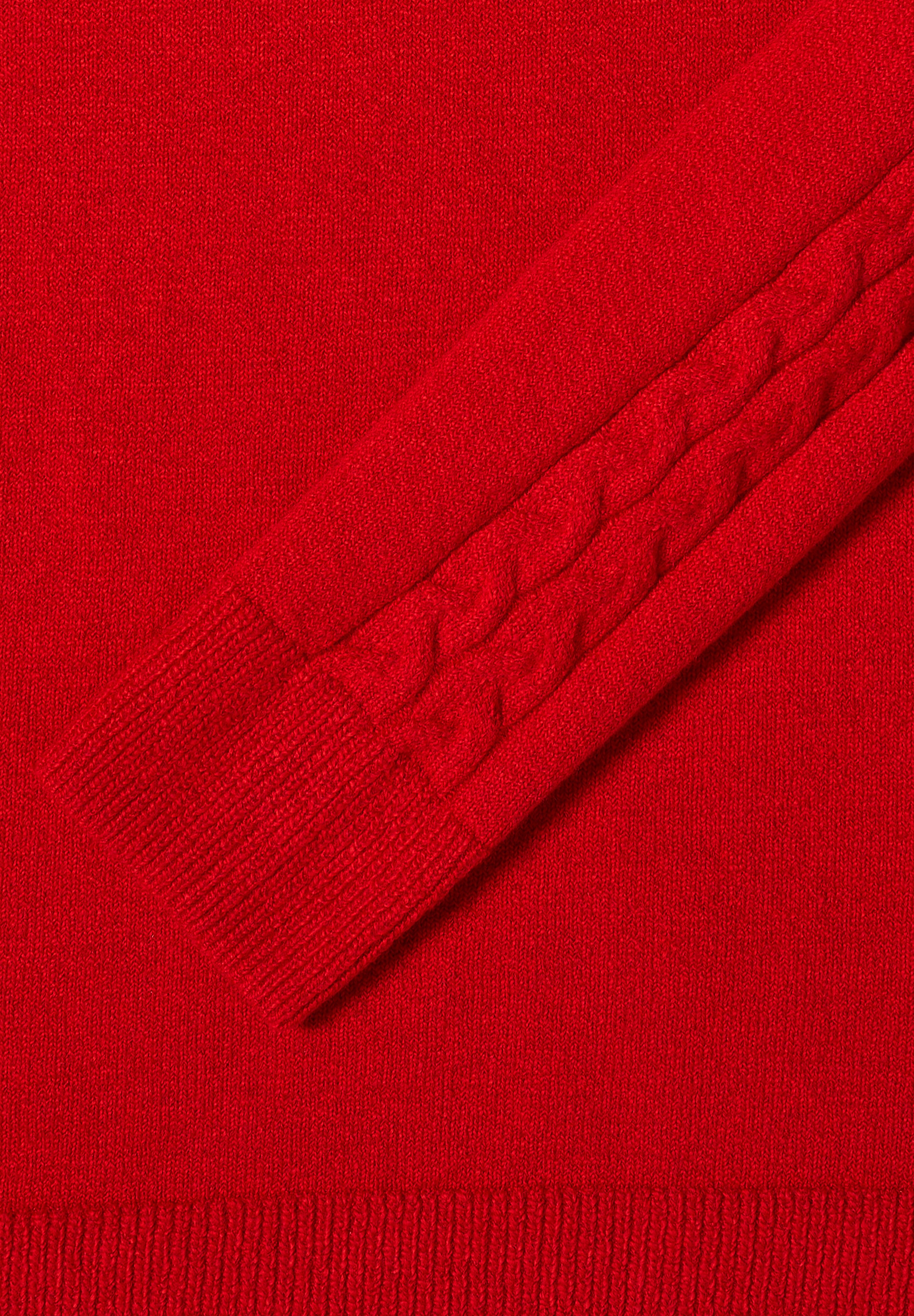 Cecil Pull à col rond mit Rippbündchen