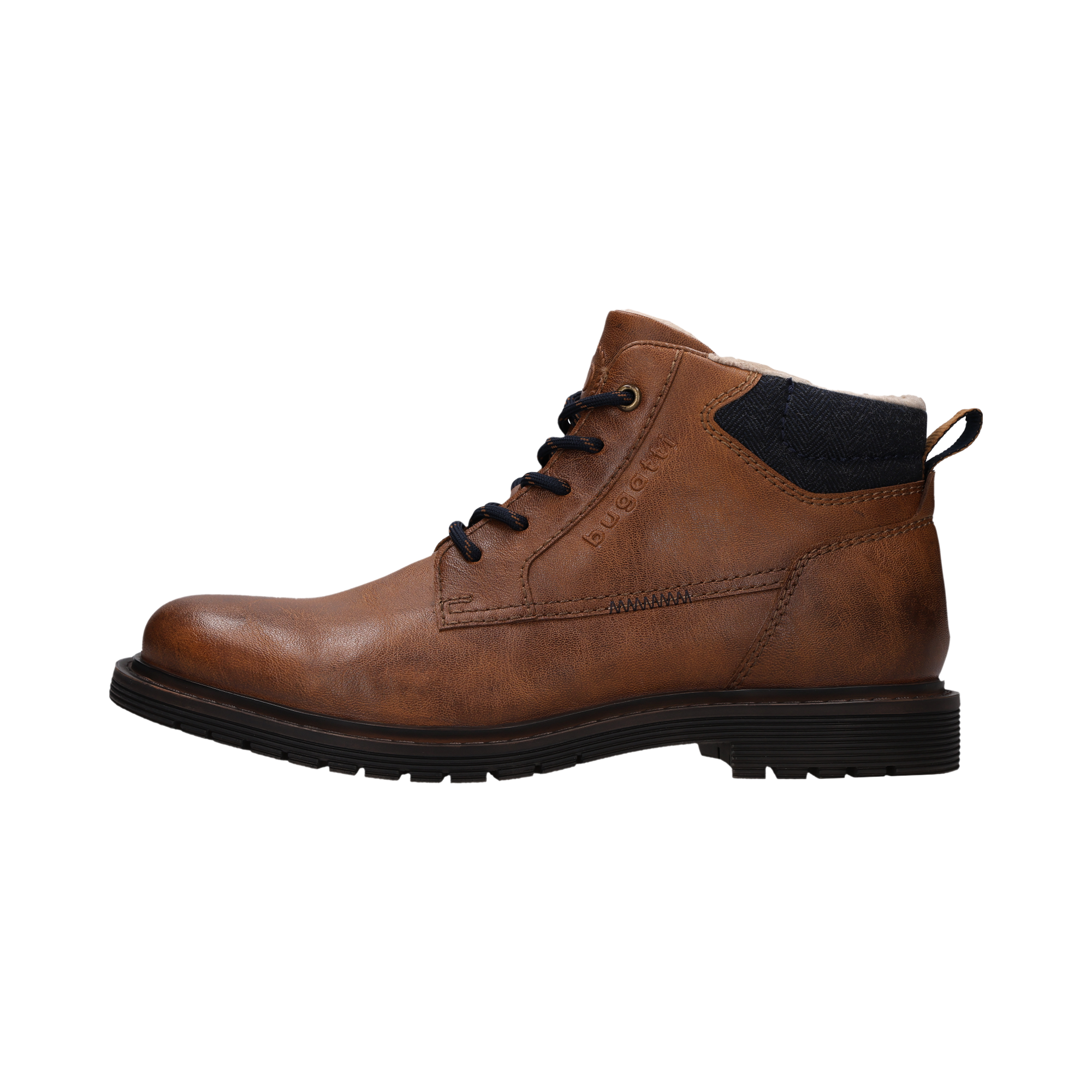bugatti Bottines à lacets  bottes d'hiver, bottines à lacets avec doublure chaude