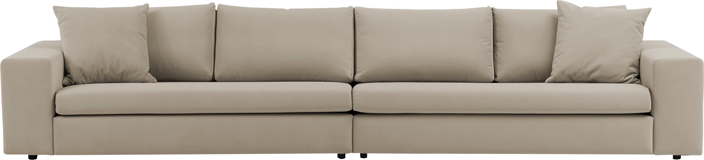 Home affaire 4-Sitzer »SLEETLAND XXL in Samtvelours oder Vintage-Leder-Optik« besonders gross und bequem