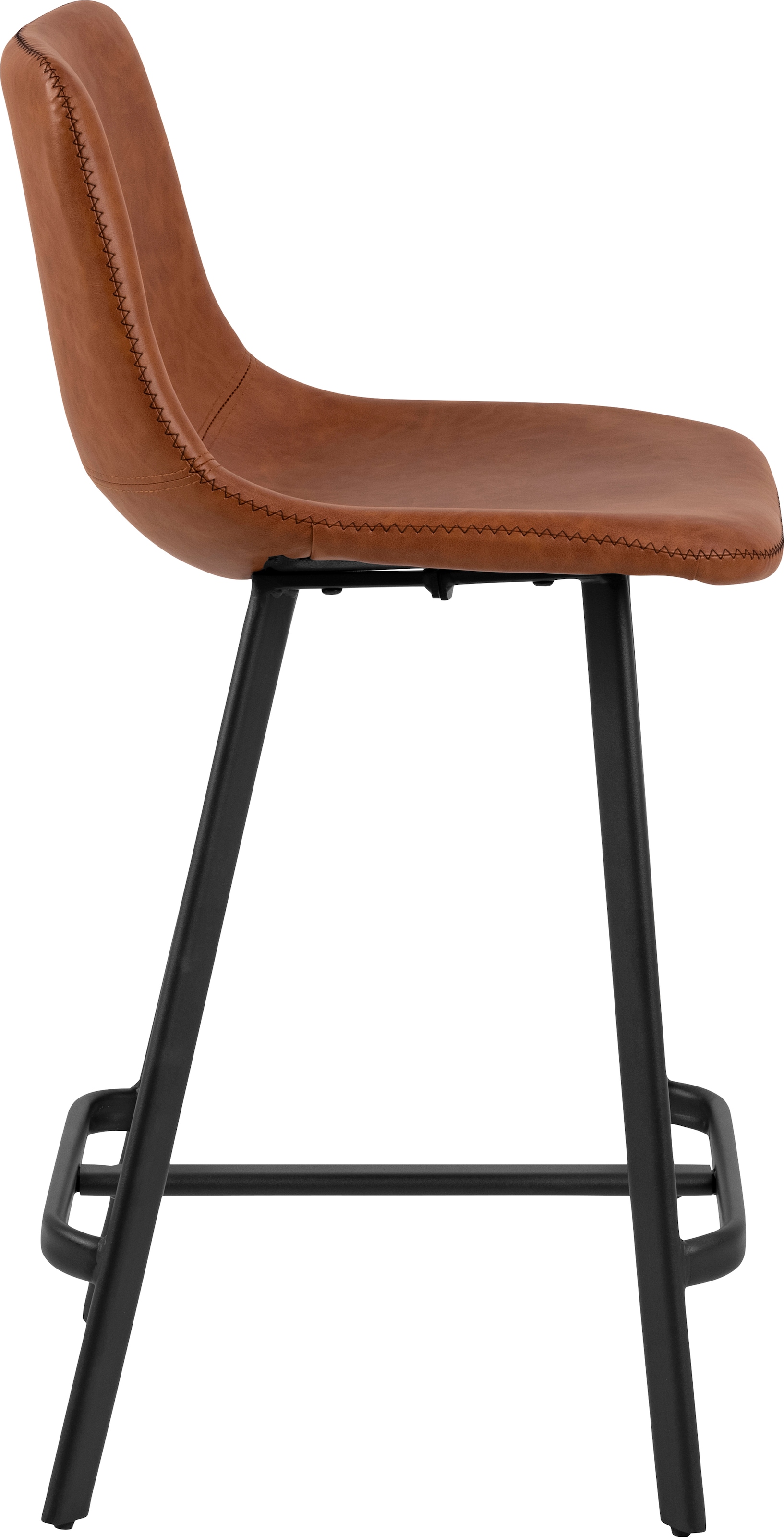 ACTONA GROUP Chaise de bistrot »Ohio« (Ensemble) 2 cuissiège avec pieds rectangulaires en acier et repose-pieds, plusieurs variantes