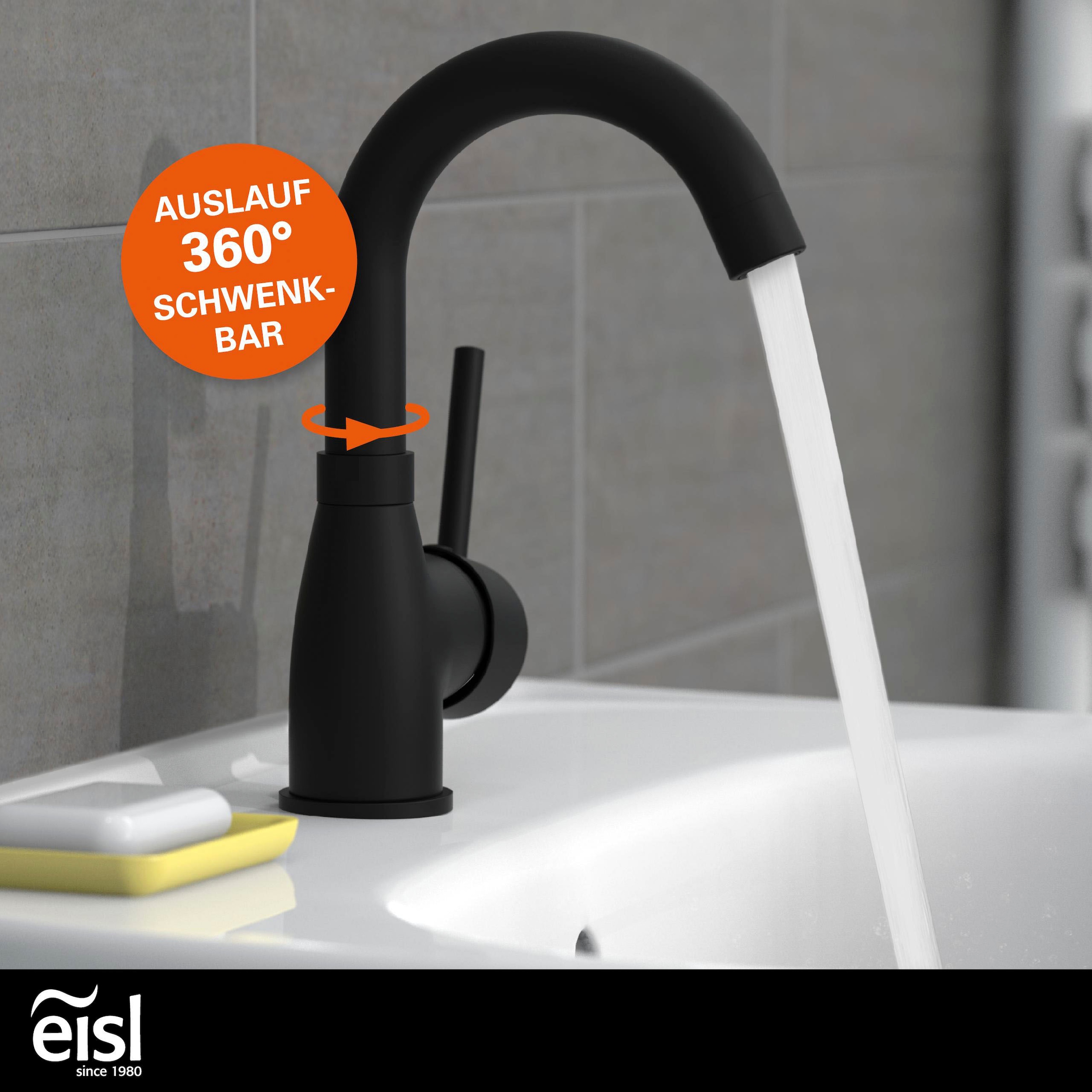Eisl Robinet de lavabo »FUTURA« pivotant à 360°, économique en énergie, buse mixte de marque