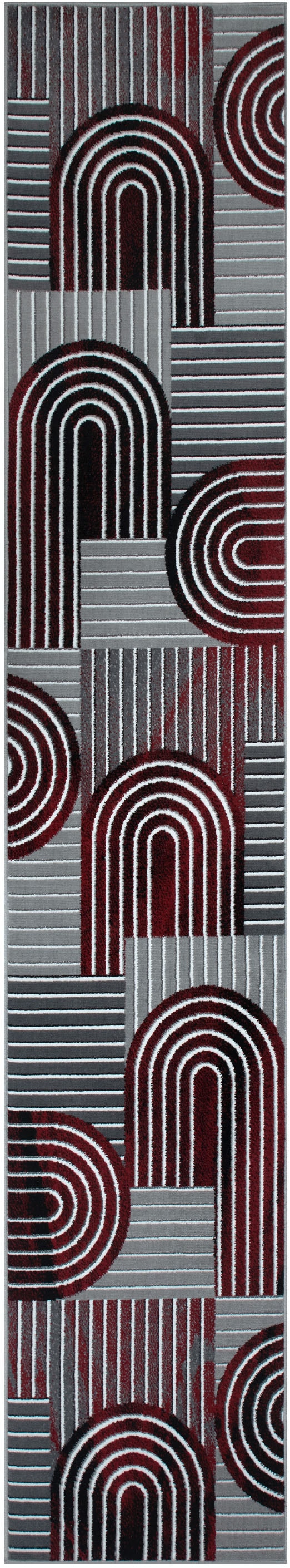 GOODproduct Läufer »Lyssandra« rechteckig 8 mm Höhe 3D-Effekt, softer Kurzflor, pflegeleicht, leichter Glanz, Scandi-Look