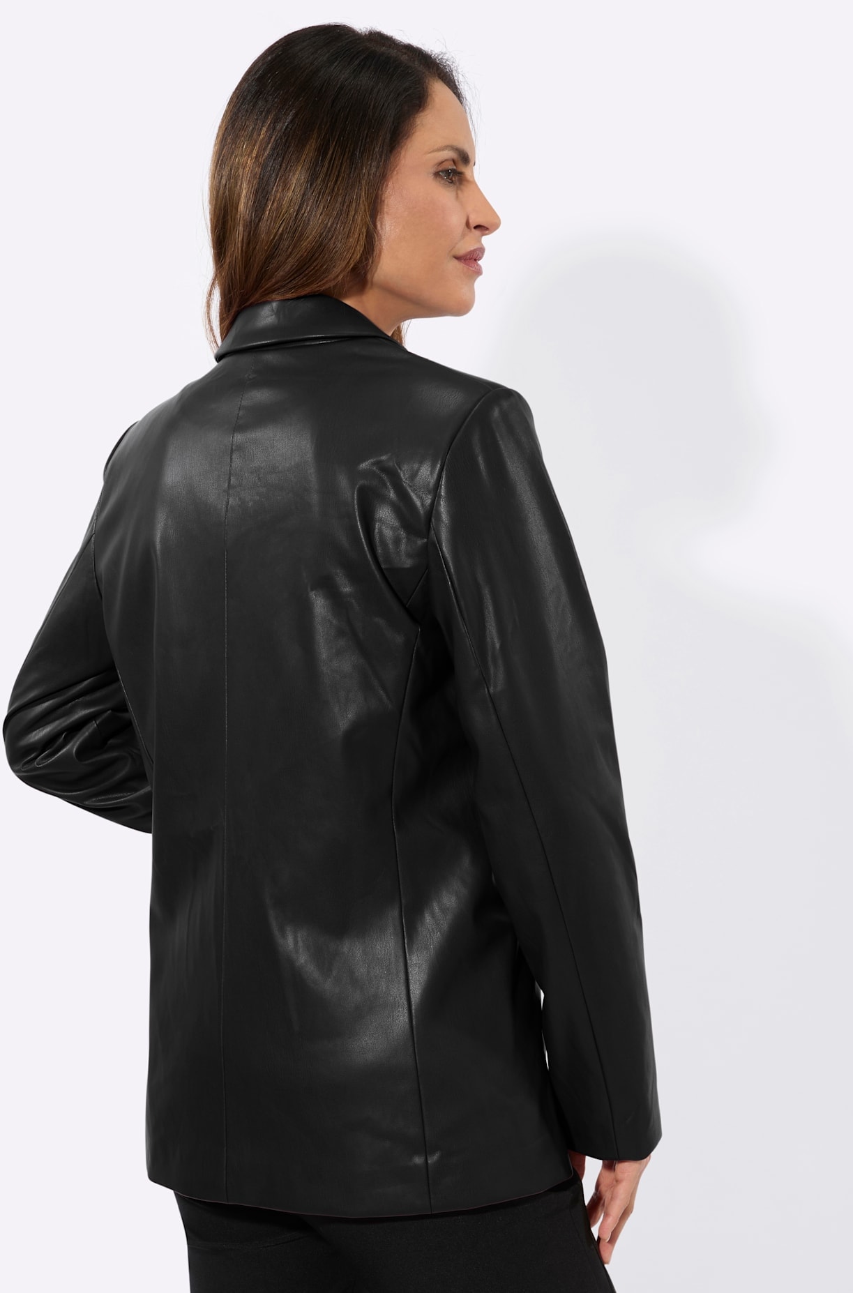 Inspirationen Blazer en similicuir »Lederimitat-Blazer«