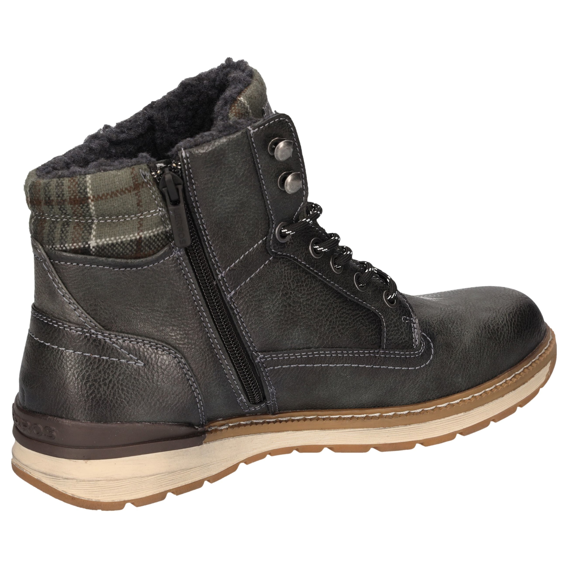 LERROS Bottes d'hiver  Bottes à lacets, bottes d'extérieur avec doublure chaude