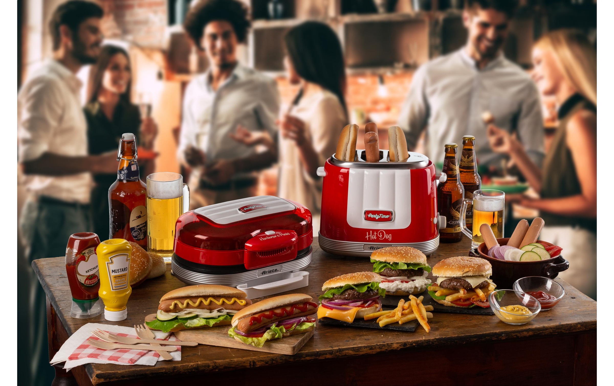 Ariete Appareil à hot-dogs »Ariete Party Time« 650 W