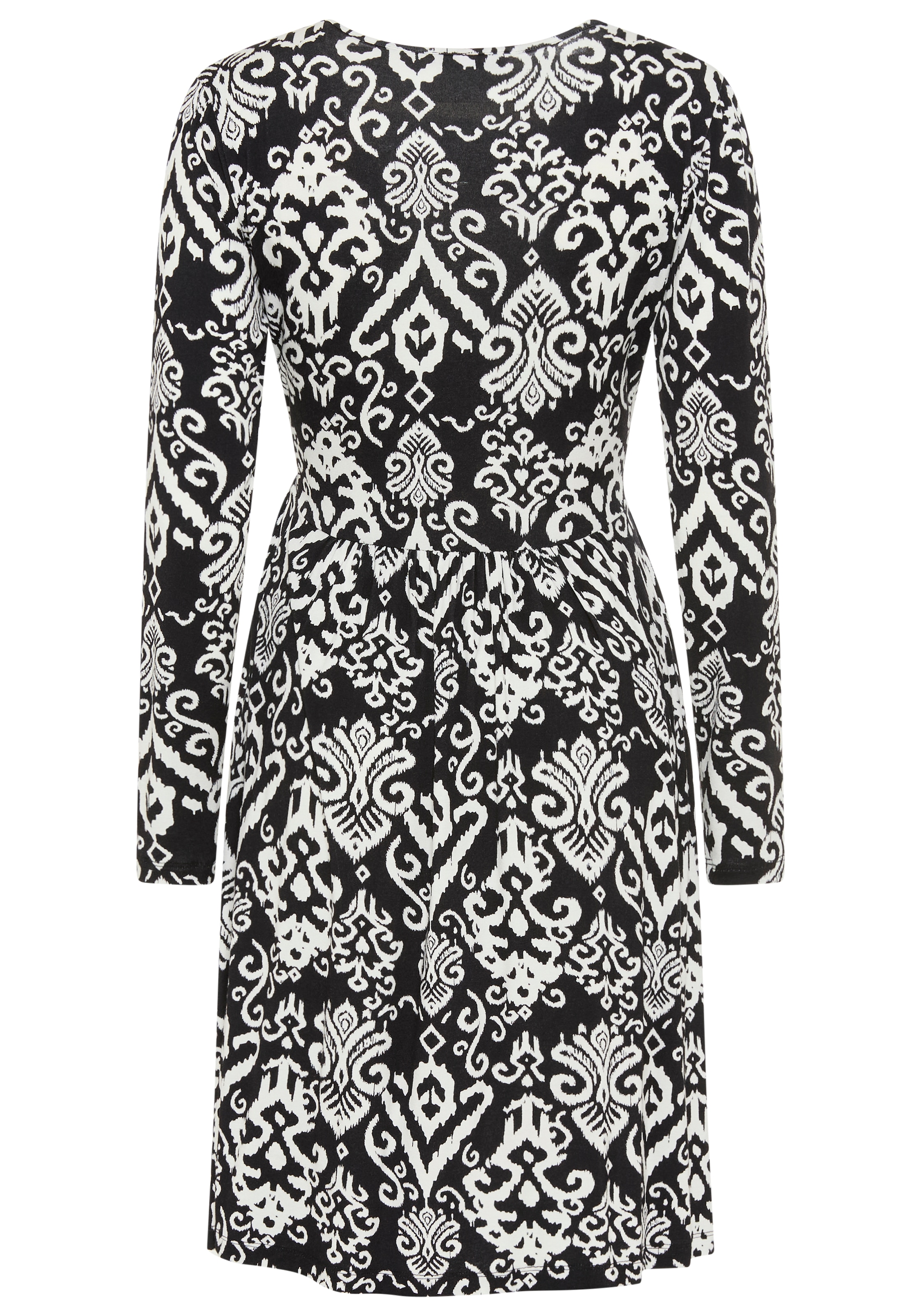 Neun Monate Robe de maternité », Für Schwangerschaft und Stillzeit« , Stillkleid in fliessender Form und mit Punktemuster