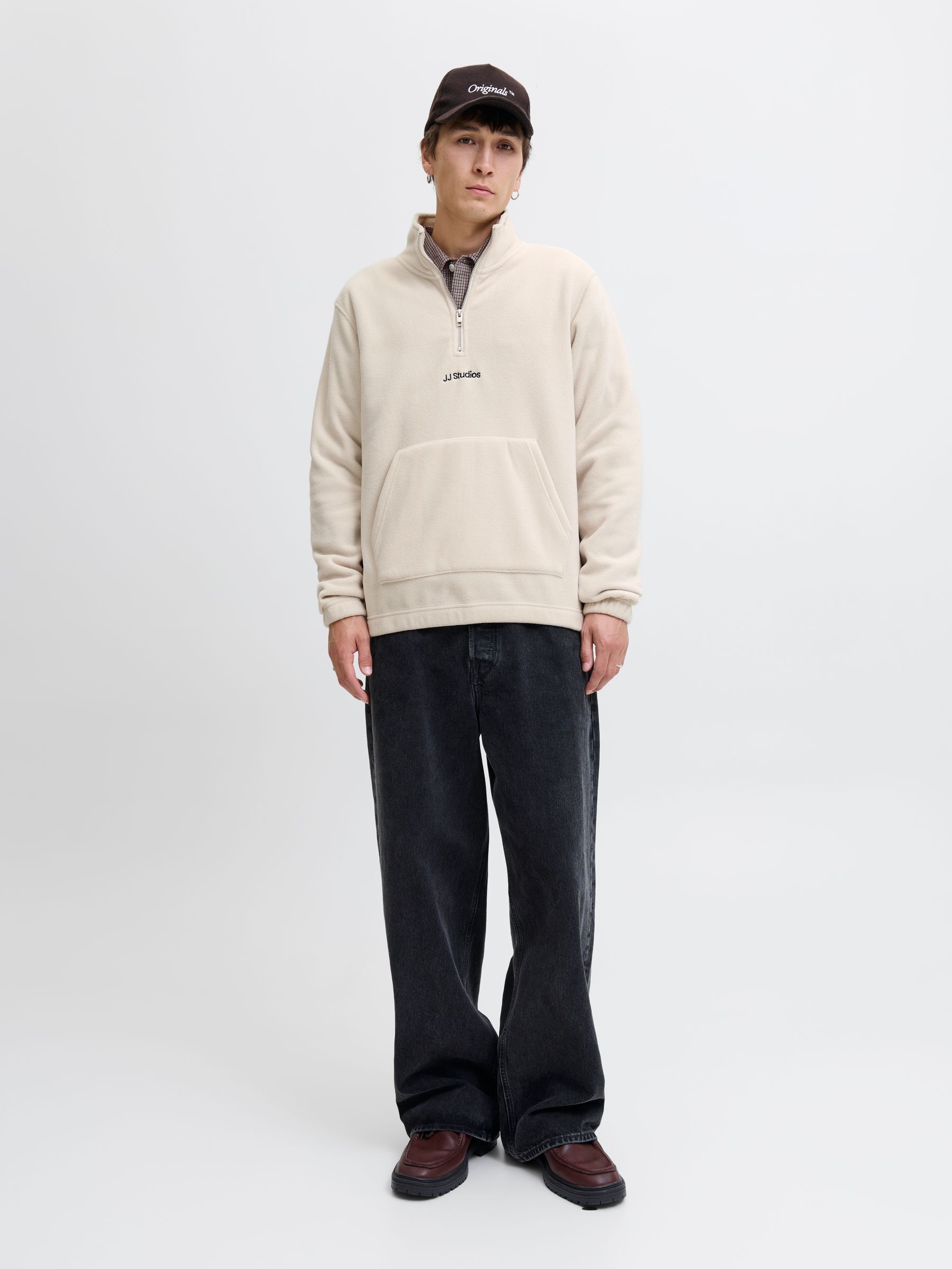 Jack & Jones Fleecepullover »JJSOHO HALFZIP FLEECE«, Kunstfaser, relaxed fit
