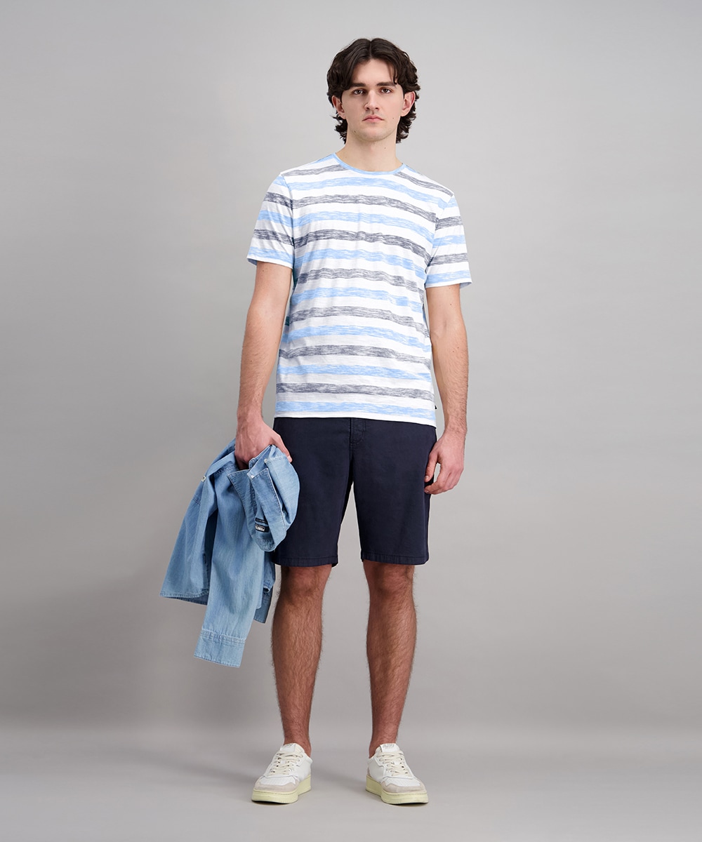 Pioneer Authentic Jeans T-Shirt »RH T-Shirt Ringel slub yarn« mit Streifen Muster