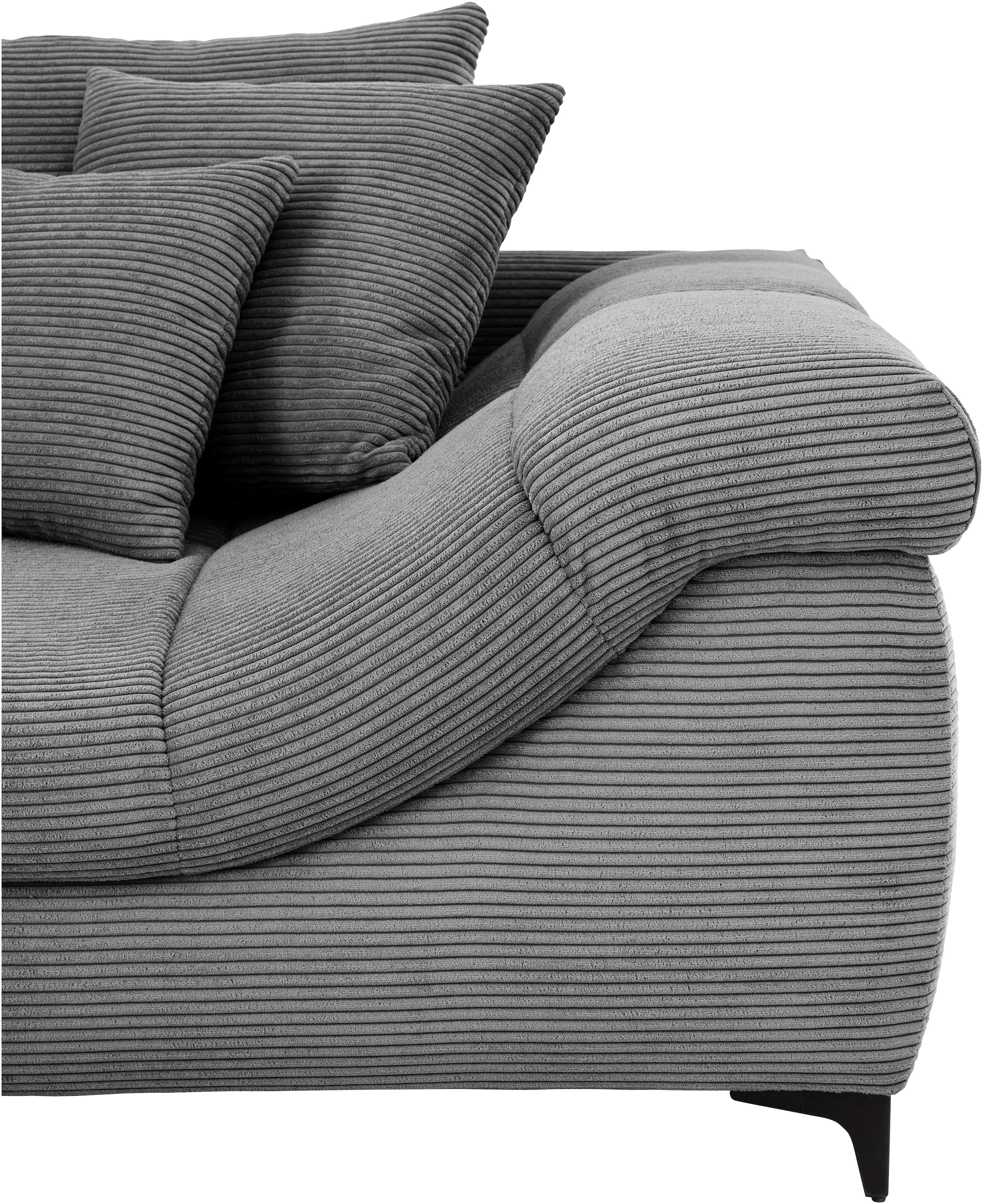 Mr. Couch Canapé d'angle »Ronaldo, L-Form, wahlweise mit Kaltschaum« wahlweise mit Kaltschaum