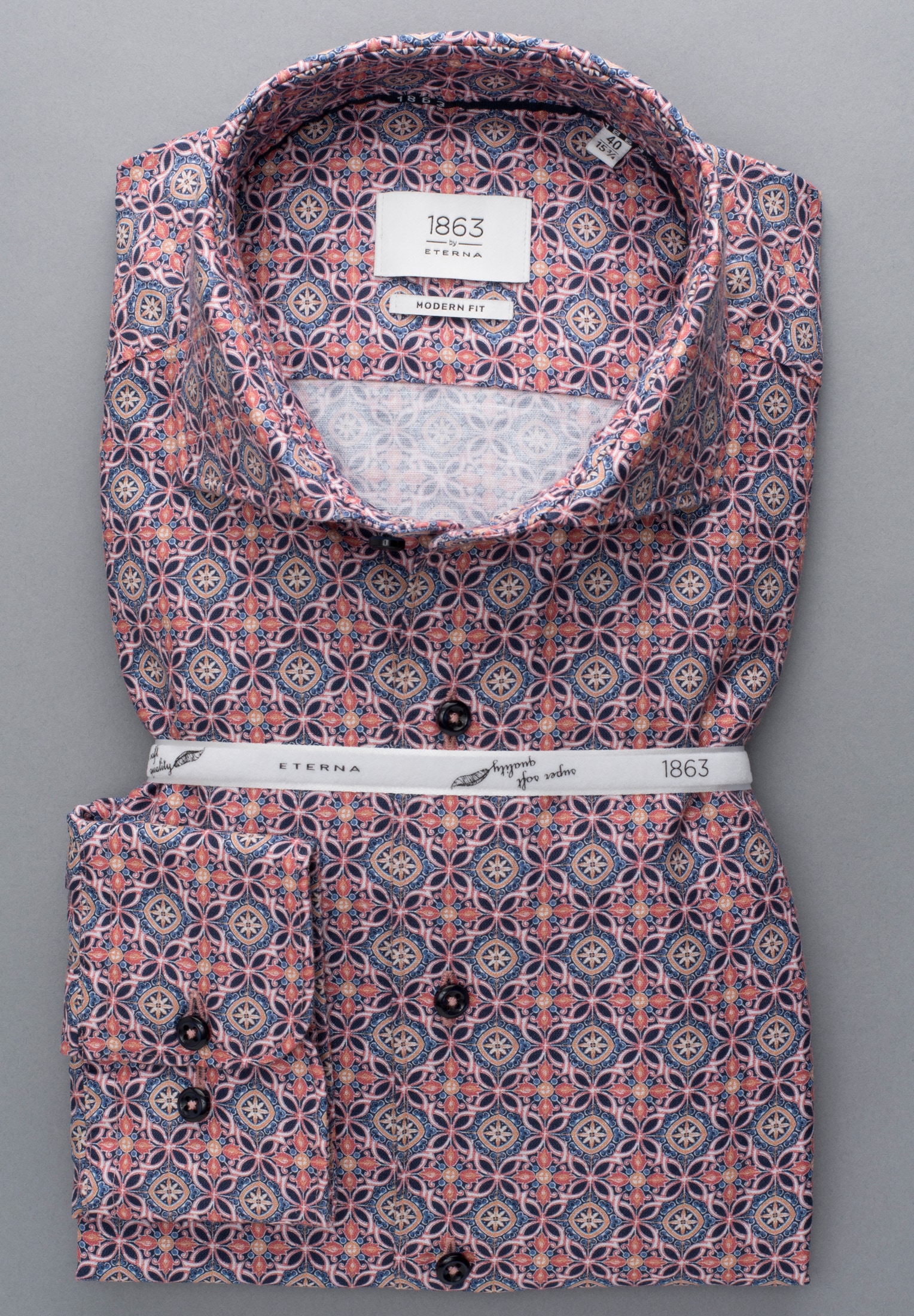 Eterna Chemise à manches longues »MODERN FIT« EASY IRON (bügelleicht)