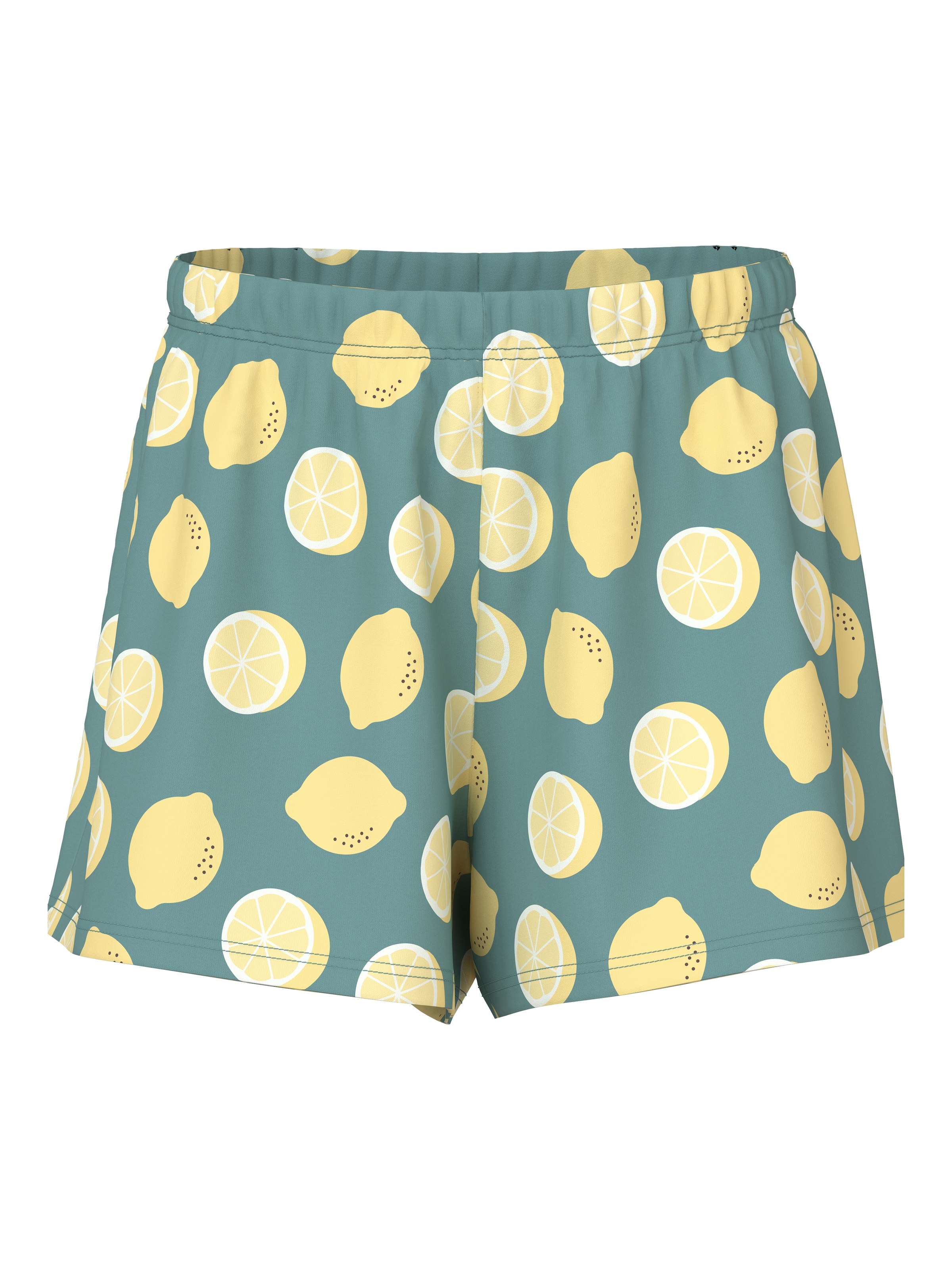 Name It Schlafanzug »NKFNIGHTSET BOXY LEMON NOOS« Set,  Baumwollmischung, mit Zitronen Druck