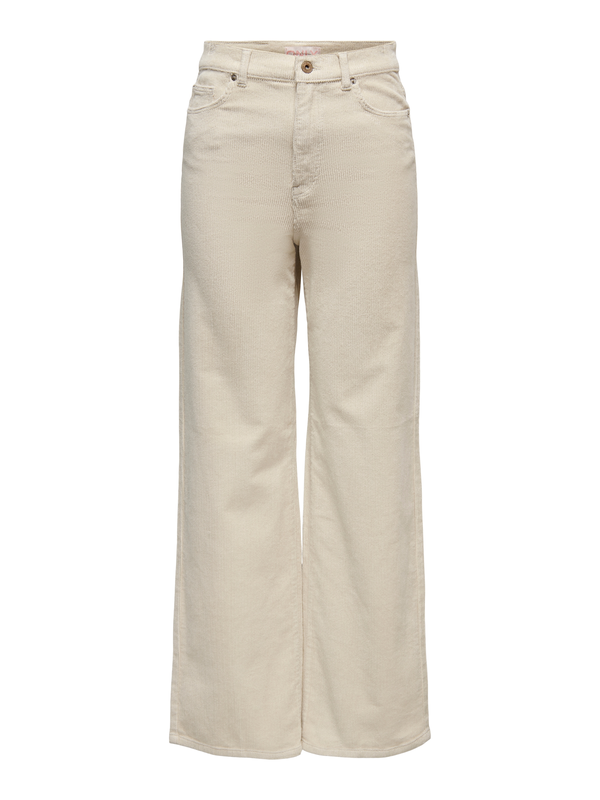 ONLY Pantalon en velours côtelé »ONLHOPE GLOBAL HW WIDE CORD PNT NOOS«  mélange de coton