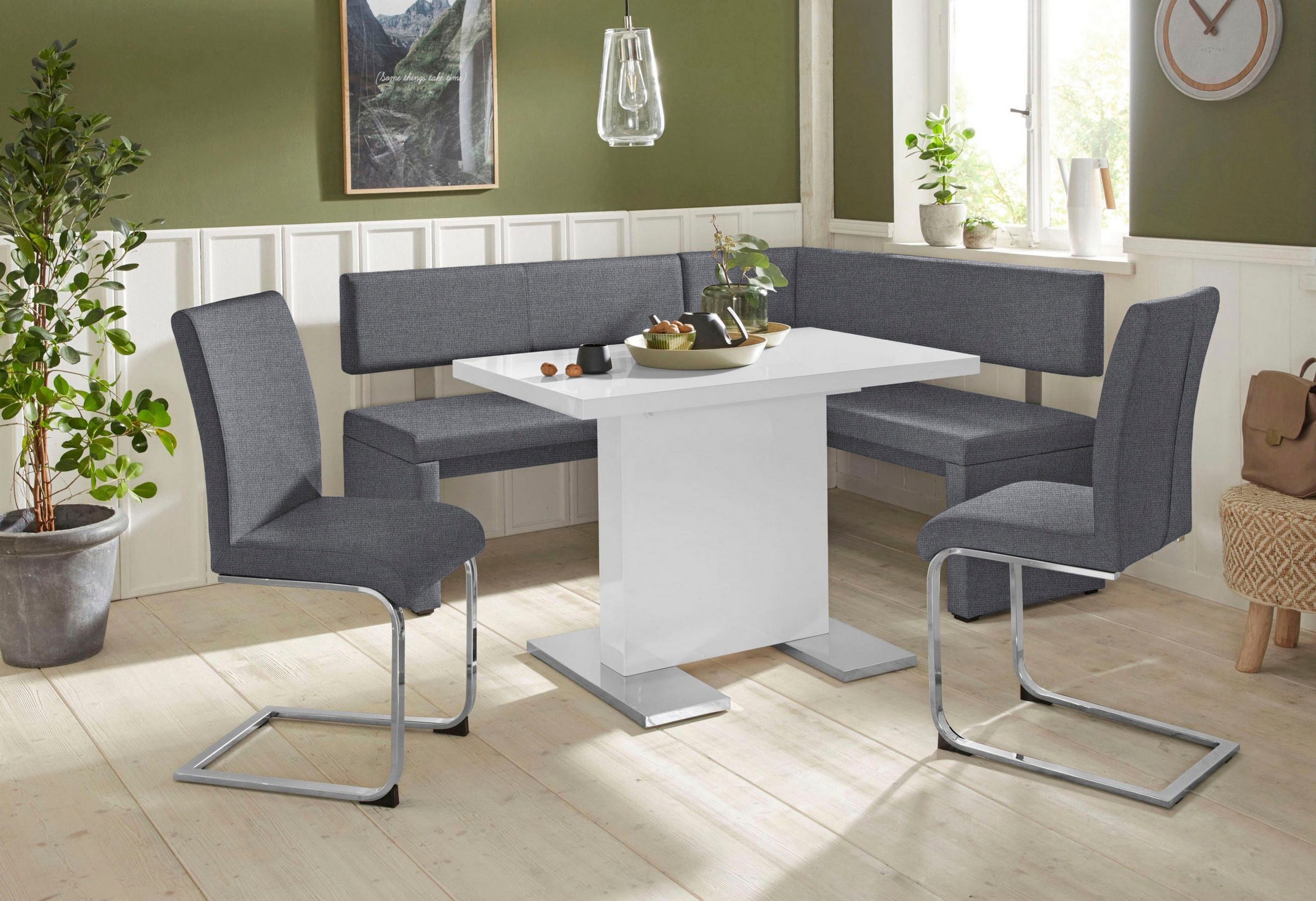 Home affaire Chaise cantilever »Charissa« (Set) 2 cuisBezug in verschiedenen Qualitäten, maximale Belastbarkeit 120 kg