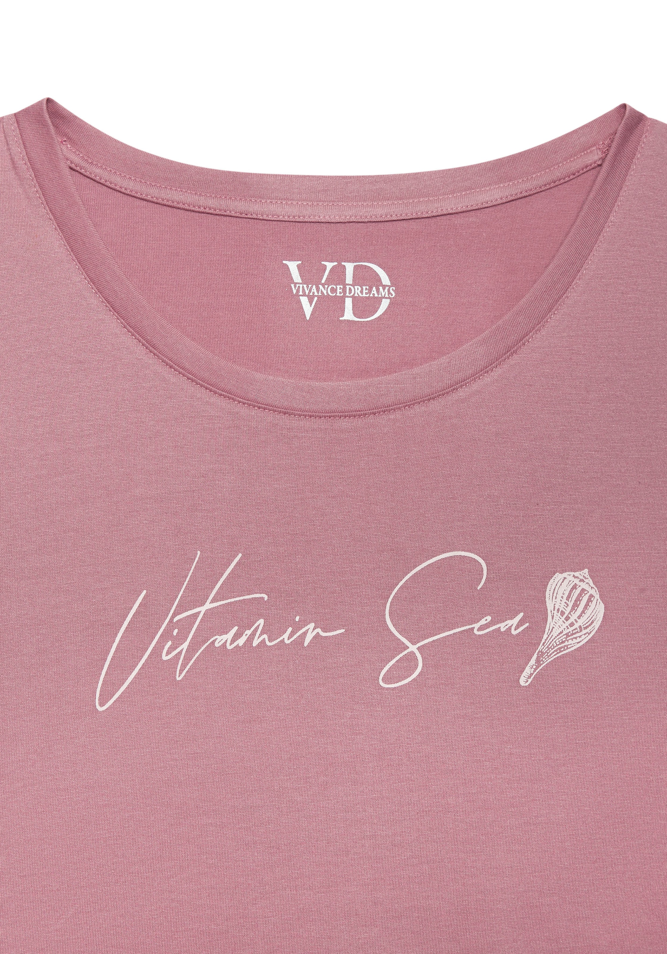 Vivance Dreams Sleepshirt 1-teilig,  mit schönem Frontprint