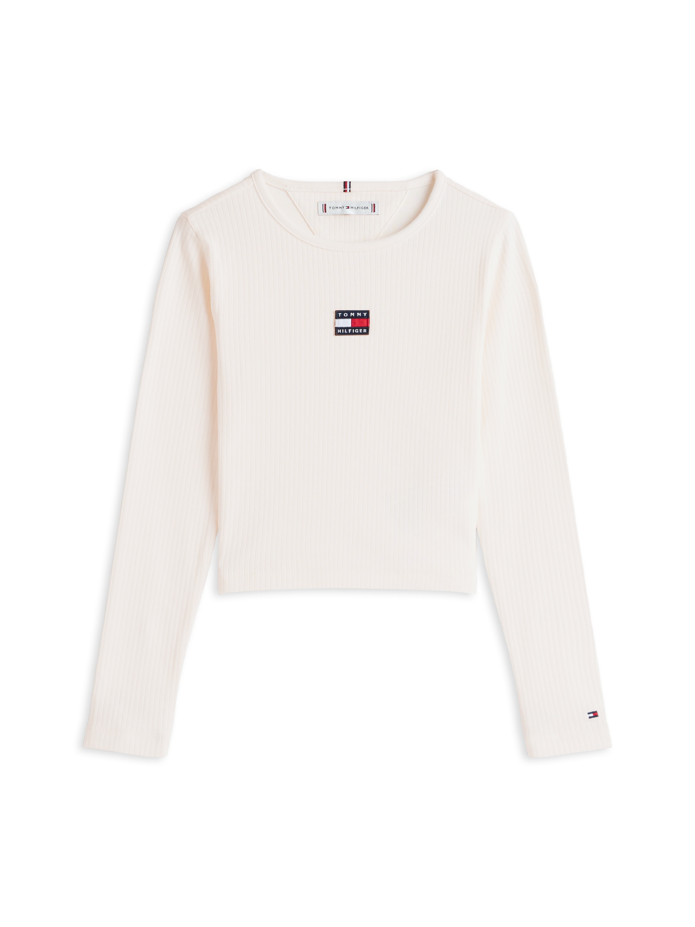Tommy Hilfiger T-shirt à manches longues Kinder bis 16 Jahre, mit Rundhalsausschnitt
