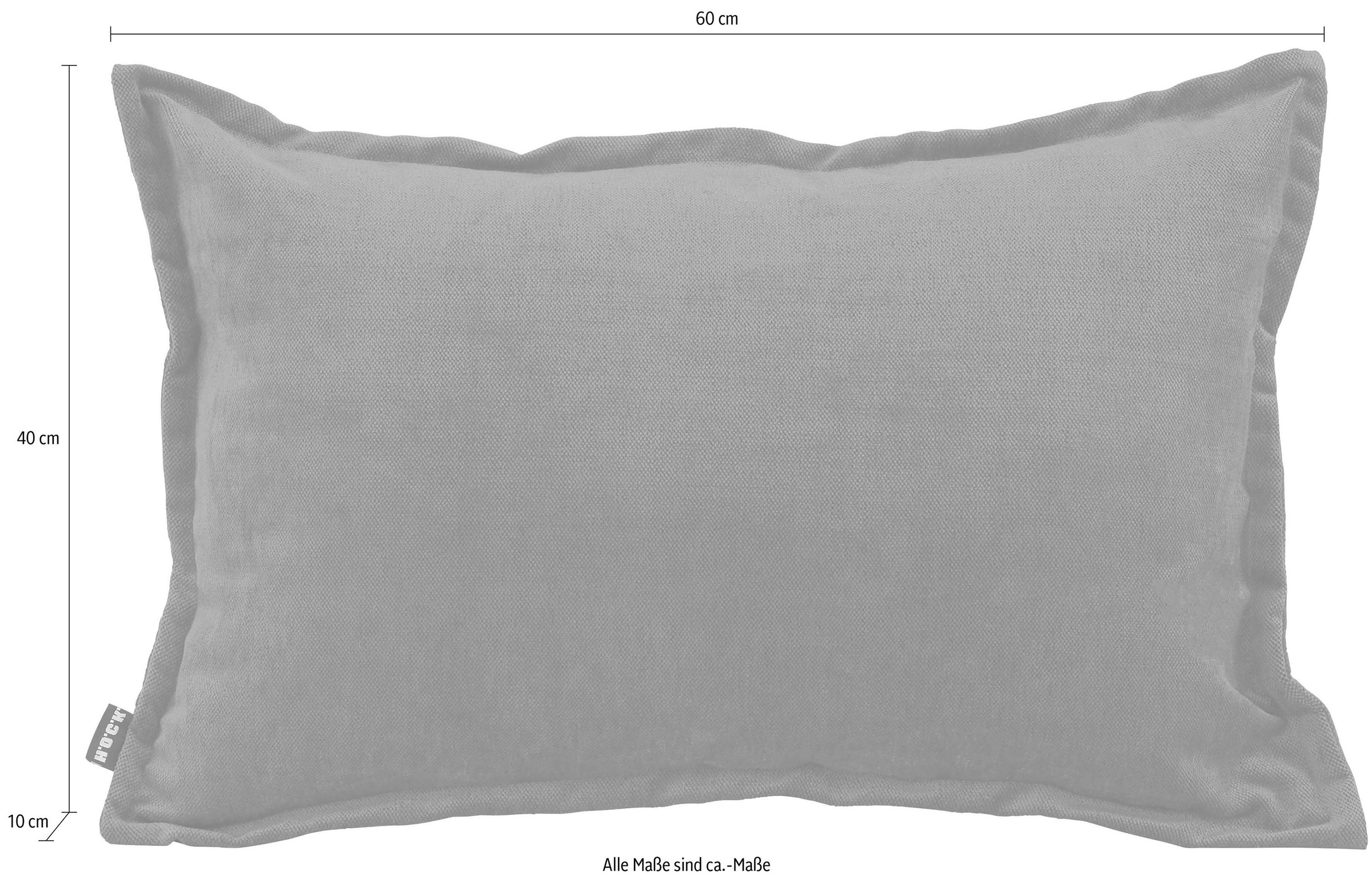 H.O.C.K. Dekokissen »Bizantina« mit umlaufender Biese