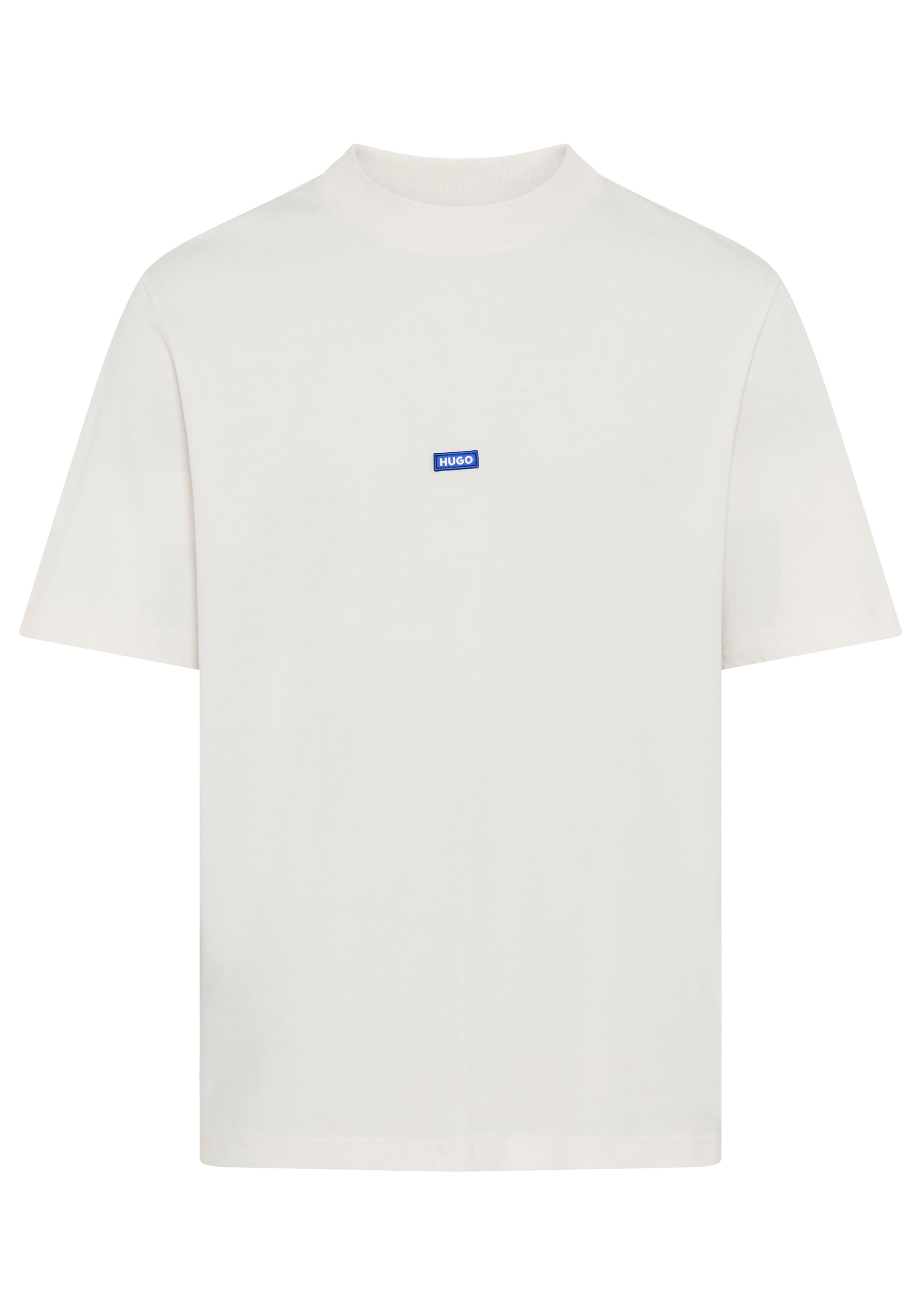 HUGO Blue T-Shirt »Nieros« mit Logo-Patch