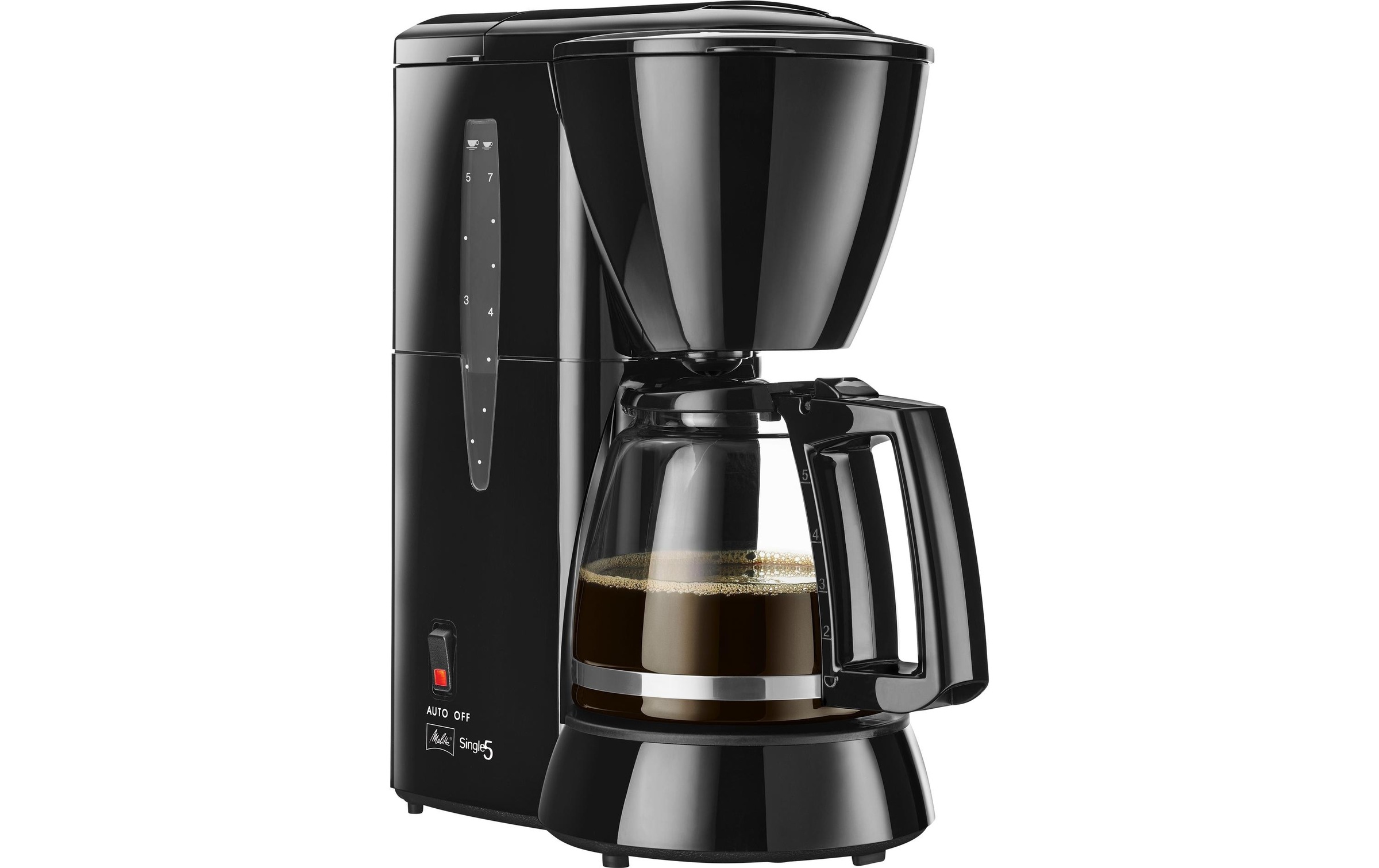 Melitta Machine à café filtre »Single 5« 1x2 Kompakte Kaffeemaschine mit Aromaventil und Tropfstopp