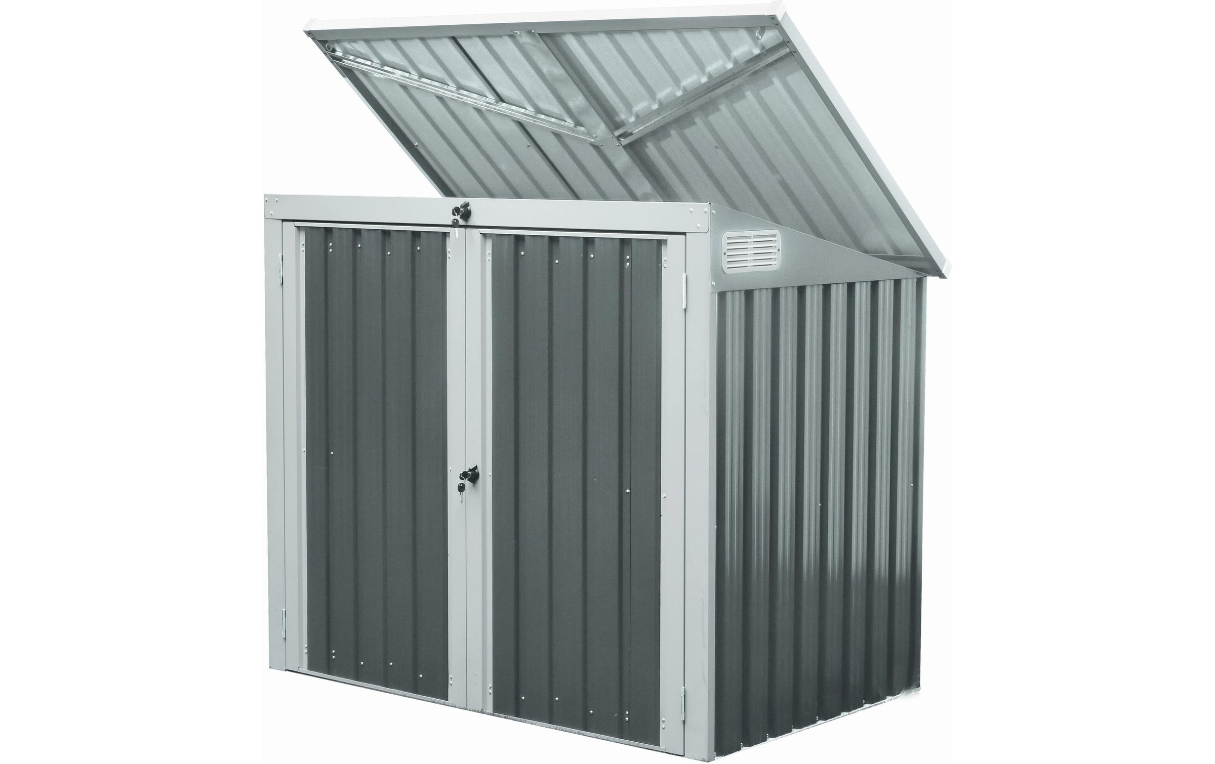 WESTMANN Coffre à poubelles »ISBS-T2D« pour 2x240 l, LxPxH : 158x101x134 cm