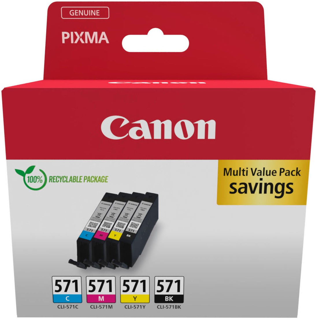 Canon Cartouche d'encre »CLI-571 BK/C/M/Y Tinte Multipack«