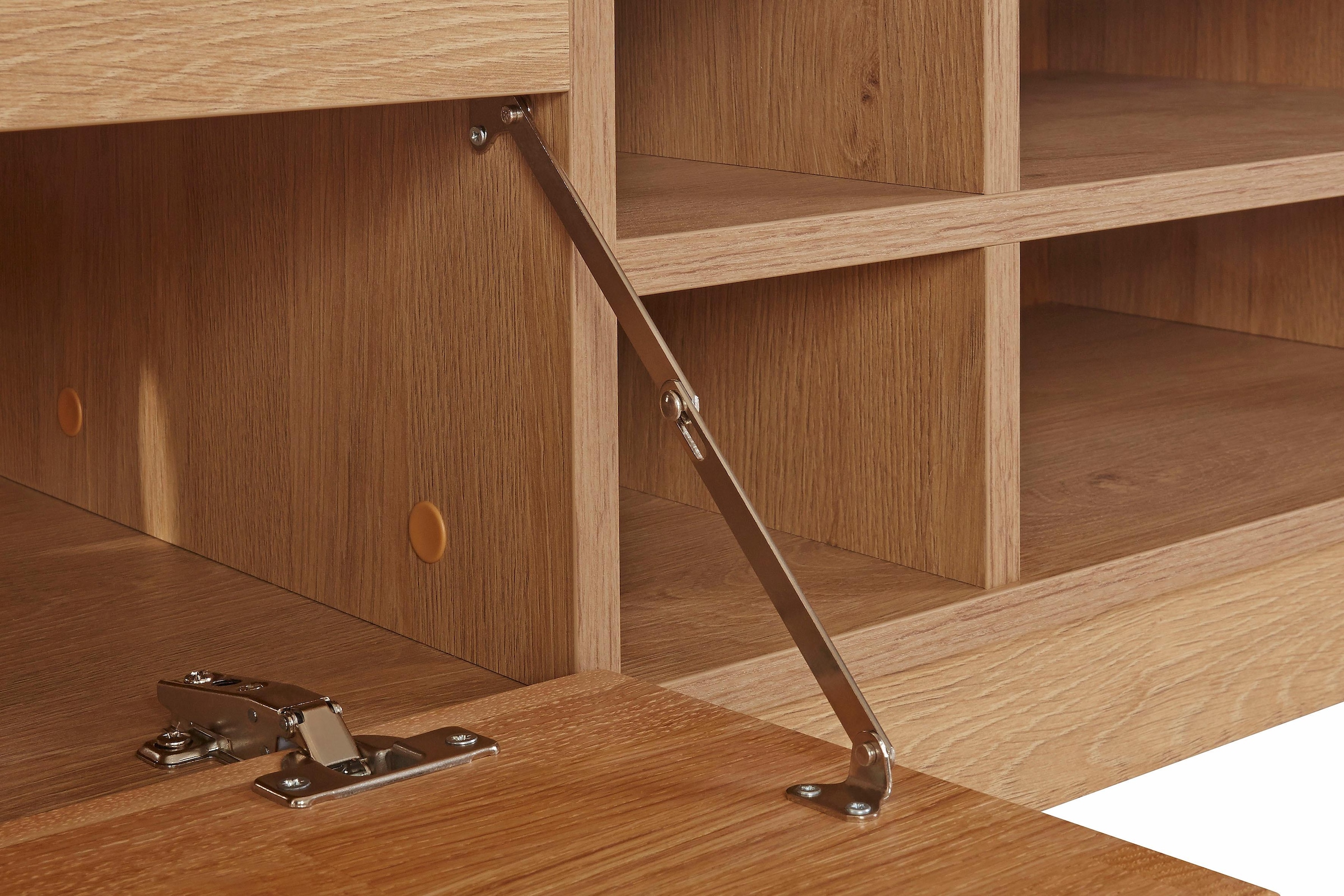 Home affaire Lowboard Kommode, Breite 200 cm, teilmassiv, FSC®-zertifiziert