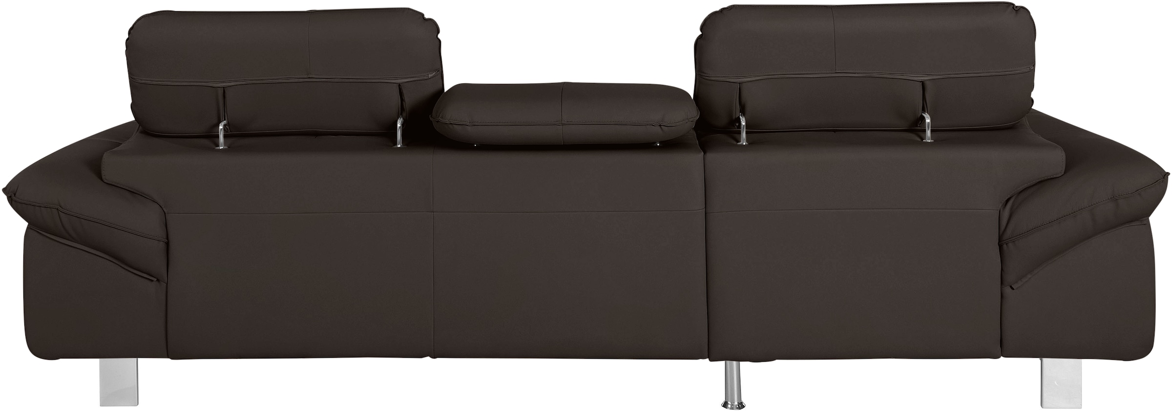 COTTA Canapé d'angle réglage de la tête, fonction lit & coffre en option
