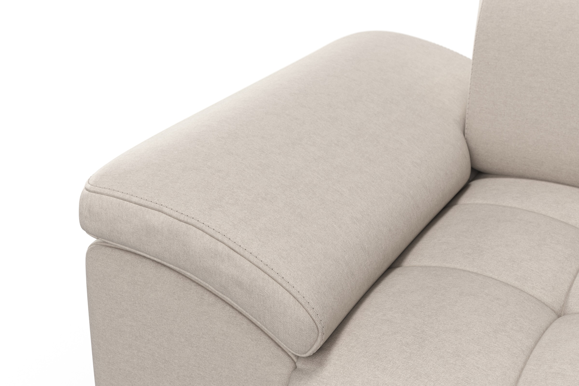 sit&more Ecksofa »Cool L-Form« wahlweise mit Kopfteilverstellung und Vorziehsitz motorisch