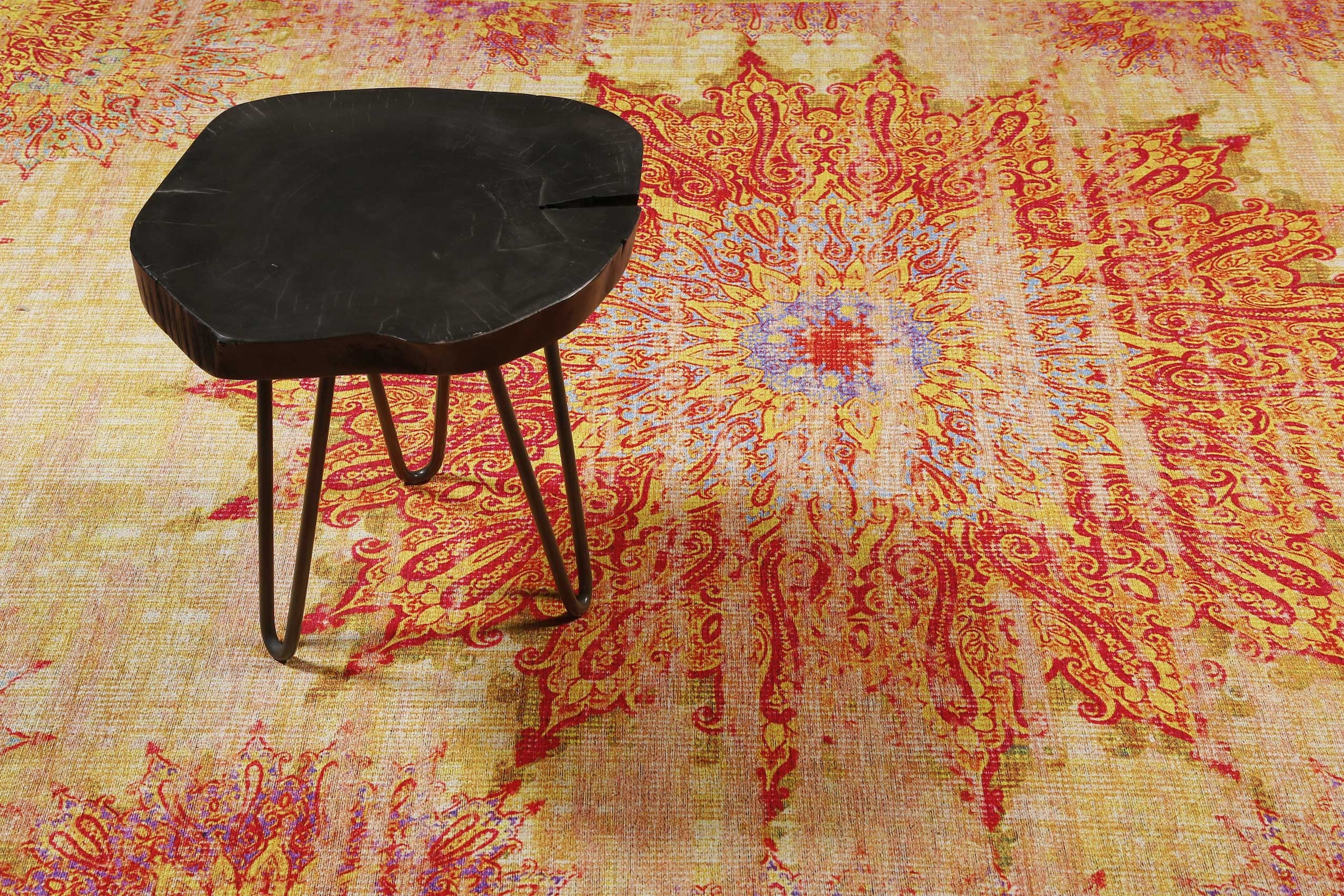 Wecon home Tapis »Rooftop« Rectangulaire 6 mm Höhe Vintage, Baumwolle, Kurzflor, Wohnzimmer, Schlafzimmer, Orient