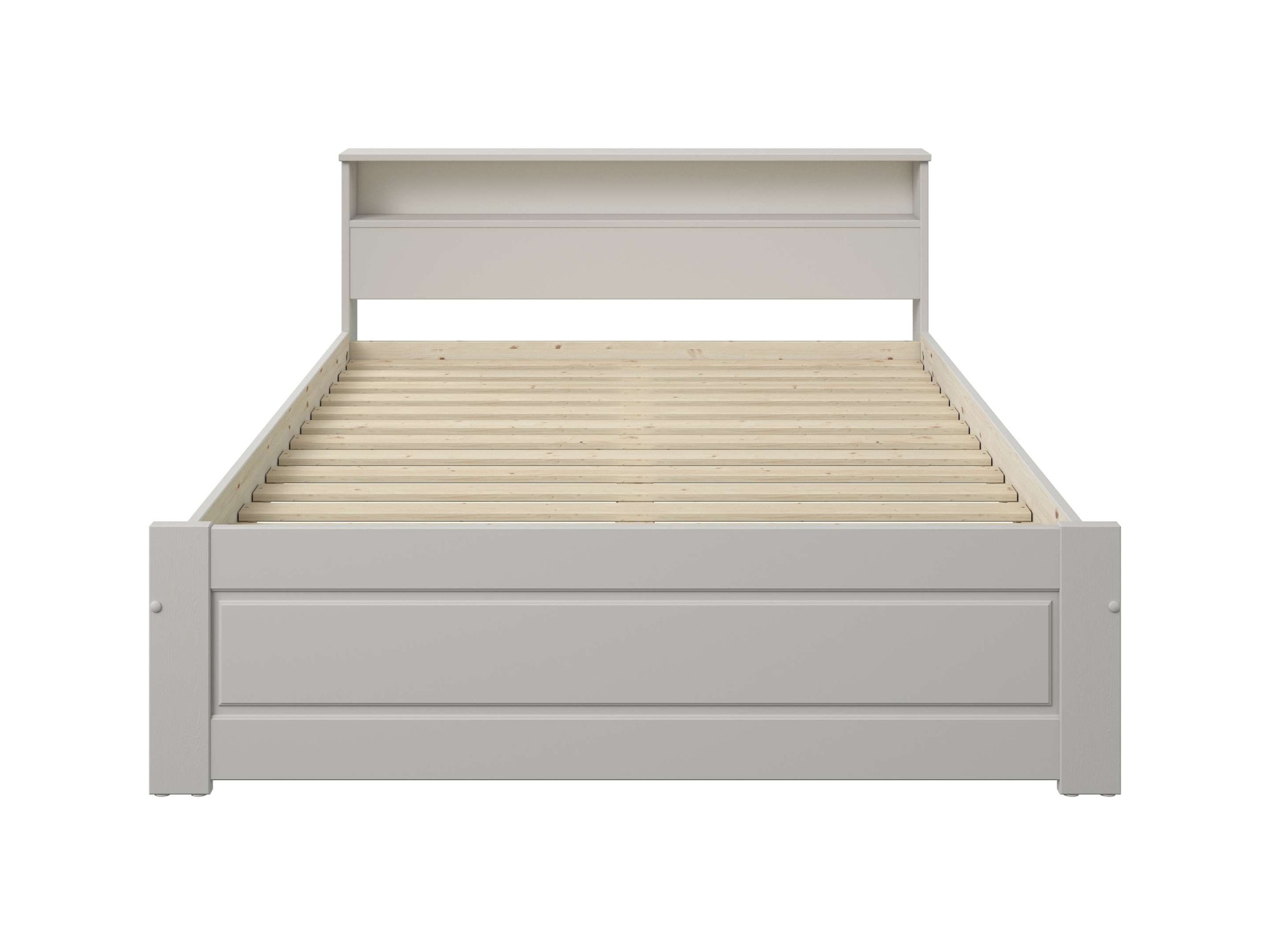GOODproduct Massivholzbett »FLAVION,  Jugendbett, Stauraum, FSC® zertifizierte Kiefer« Breite: 90, 140, 180,  Qualitätsprodukt, Regal, Kassettenoptik, Schublade optional