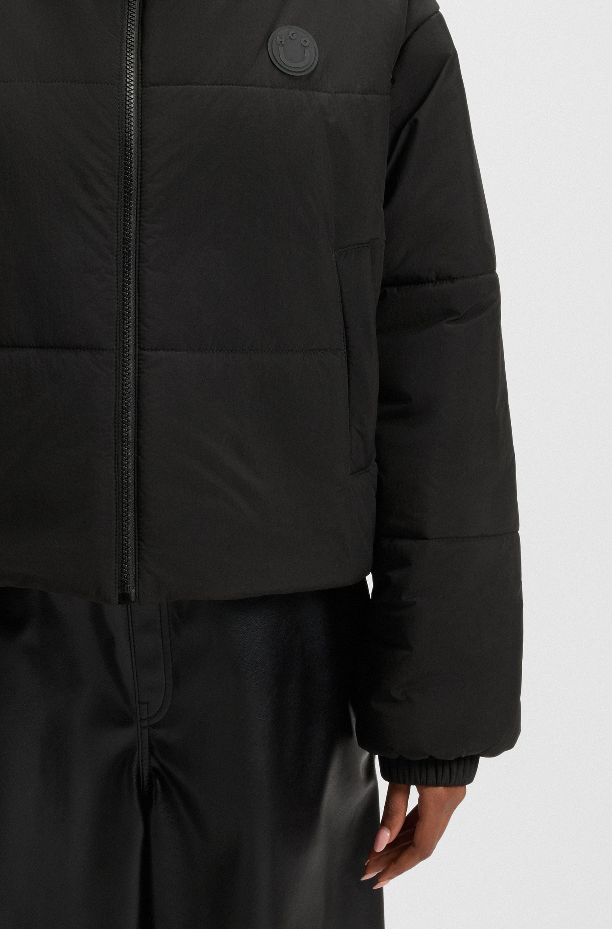 HUGO Blue Veste matelassée »Freya« mit Kapuze Relaxed Fit, mit Kapuze