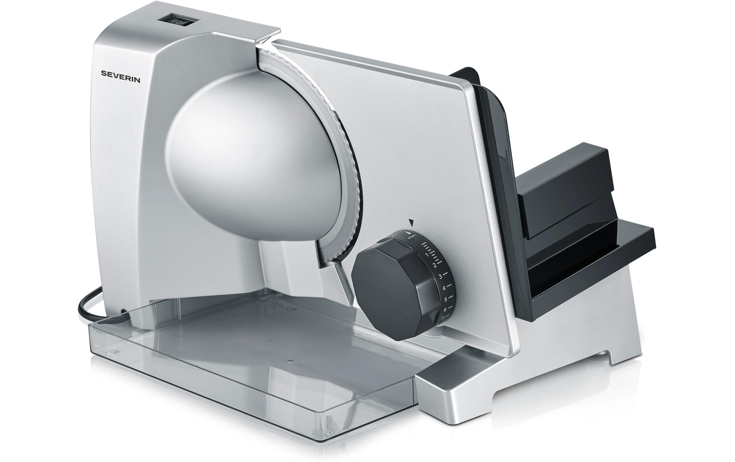 Severin Allesschneider »AS 3917« 130 W Fingerschutz, Brotschneidemaschine Schnittstärke stufenlos einstellen