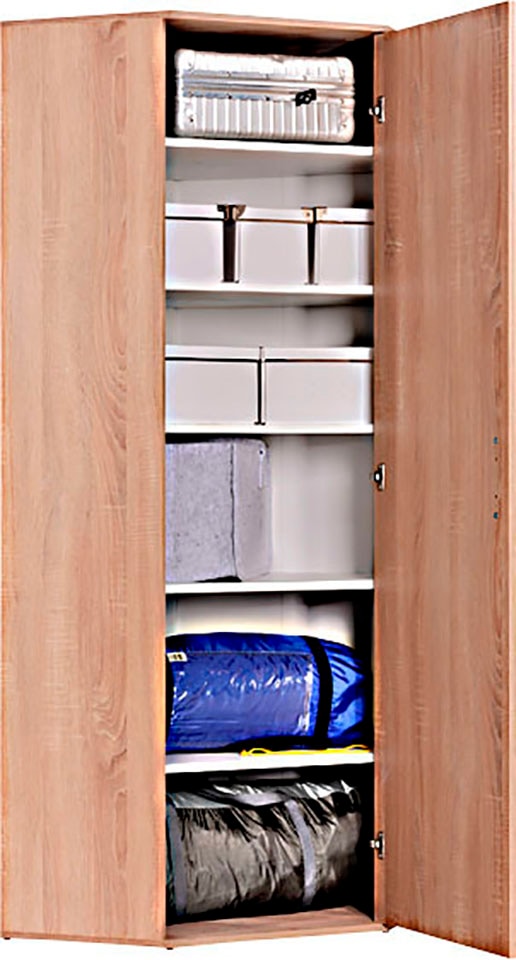 Procontour Armoire multi-usages »Eckschrank Clara« hauteur 167 cm, avec étagères réglables en hauteur