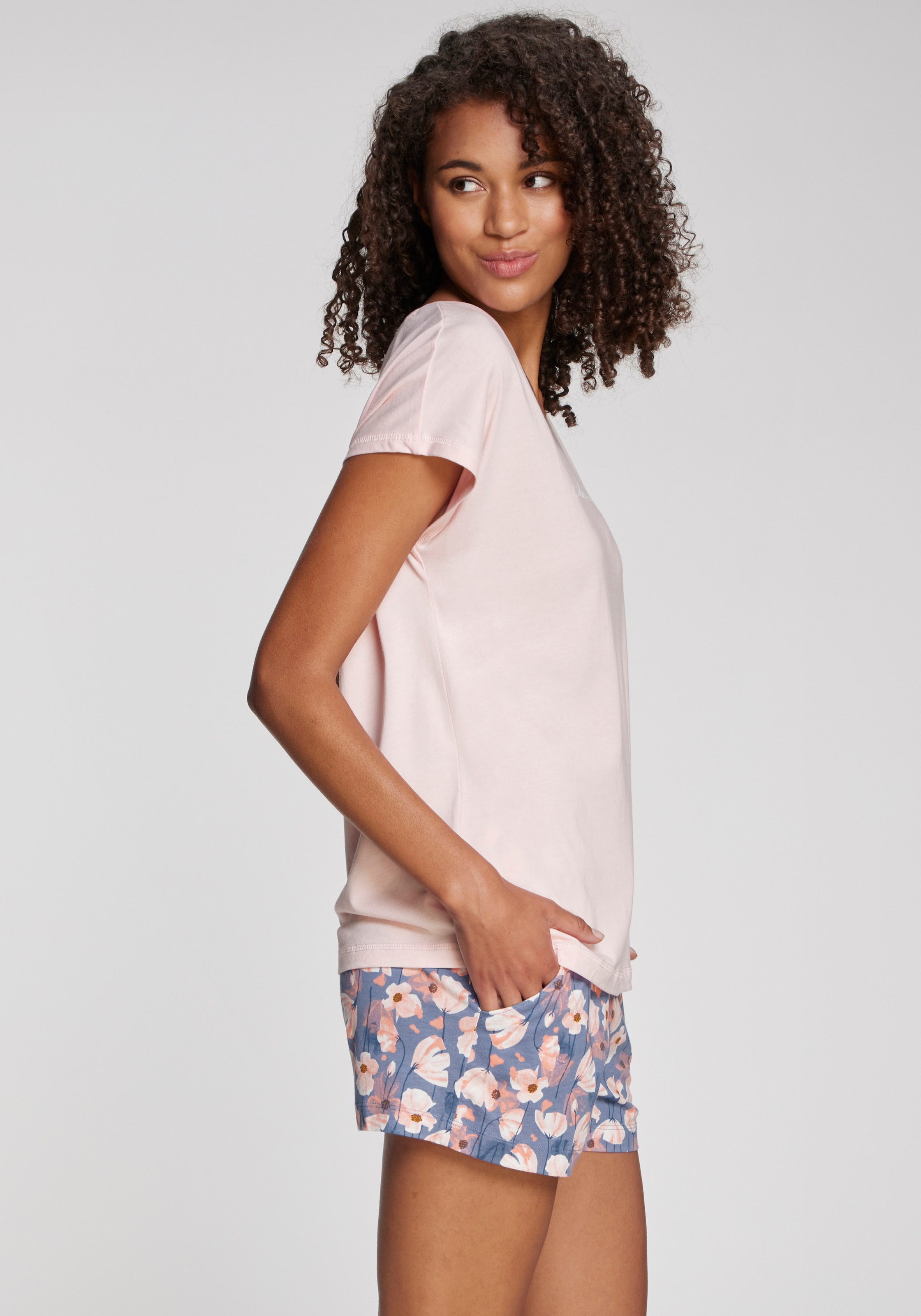 Vivance Dreams Haut de pyjama Mit kleinem Frontprint