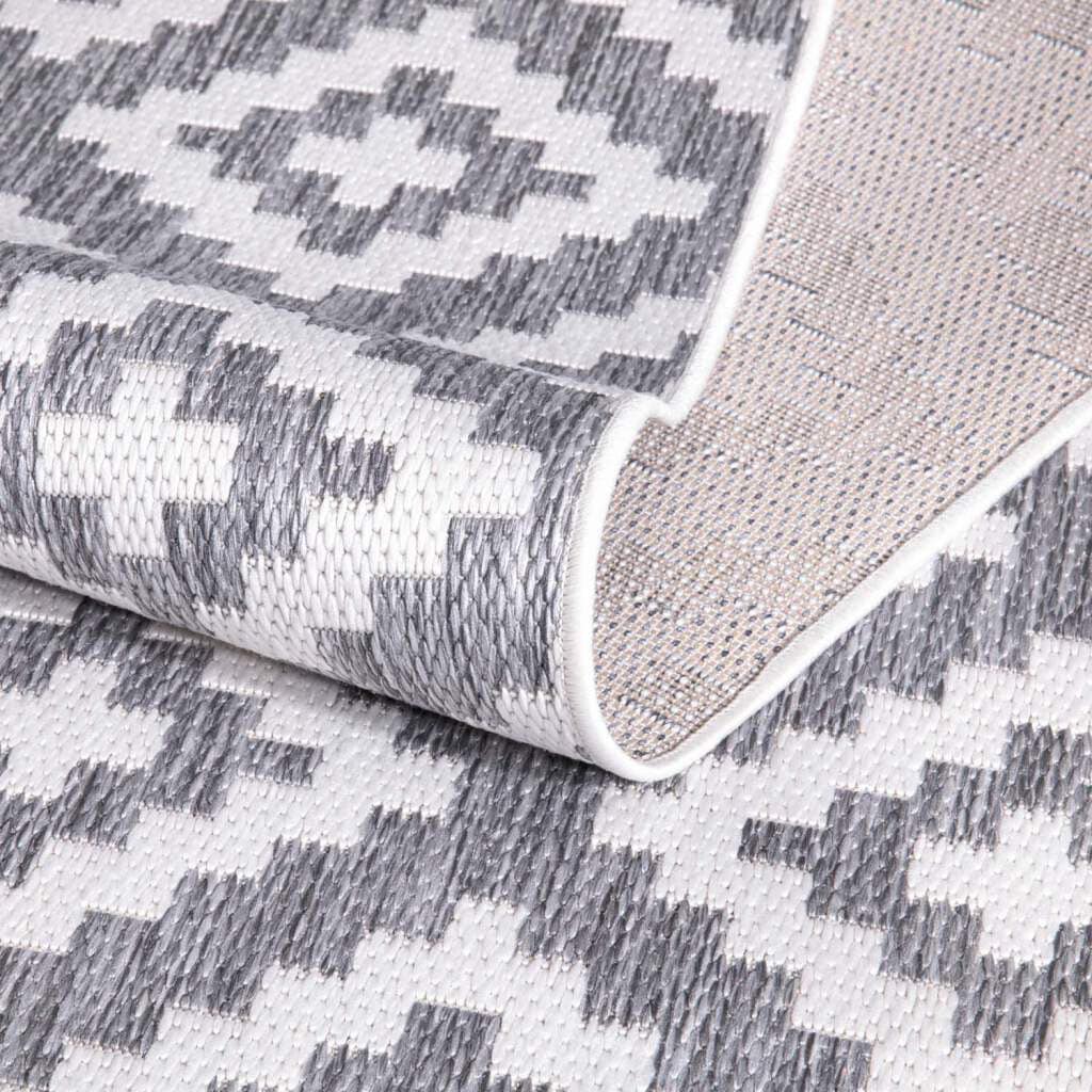 Carpet City Outdoorteppich »Outdoor 461« rechteckig 5 mm Höhe Läufer, wetterfest, Flachgewebe, quadratisch, In- & Outdoor, Raute